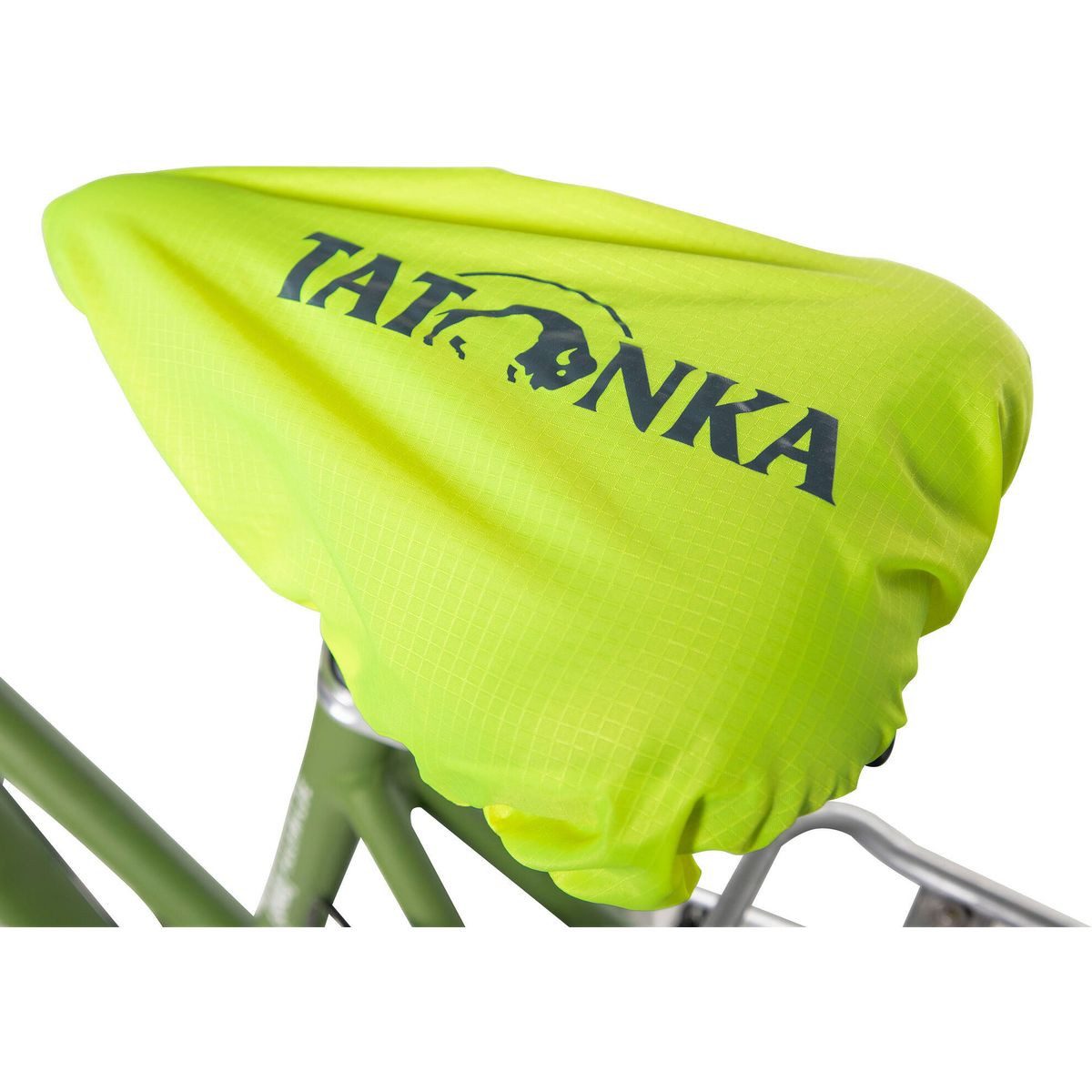 TATONKA® Fahrradbox Saddle Cover, Wasserdichte Sattelabdeckung aus recyceltem Material mit elastischem