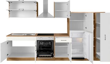 HELD MÖBEL Küchenzeile Colmar, mit E-Geräten, Breite 330 cm