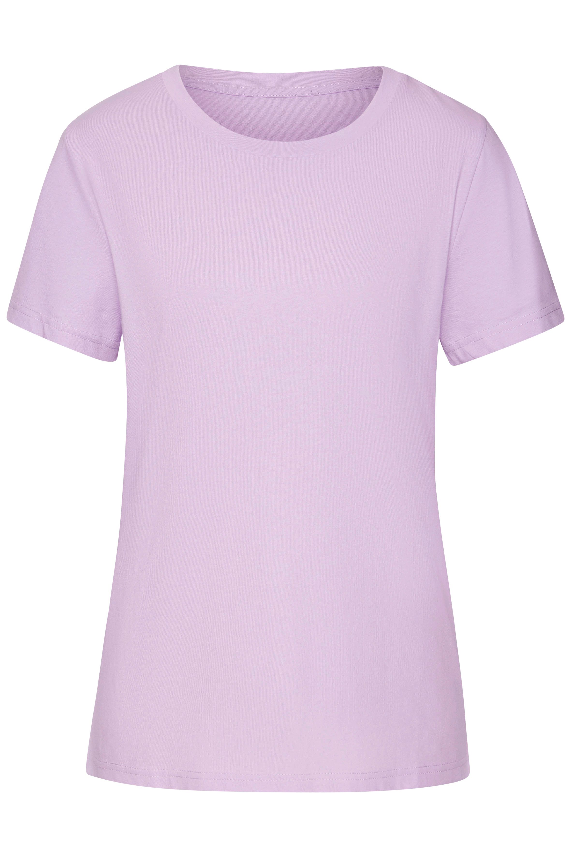 T-Shirt mit modischem Schlitz am Saum