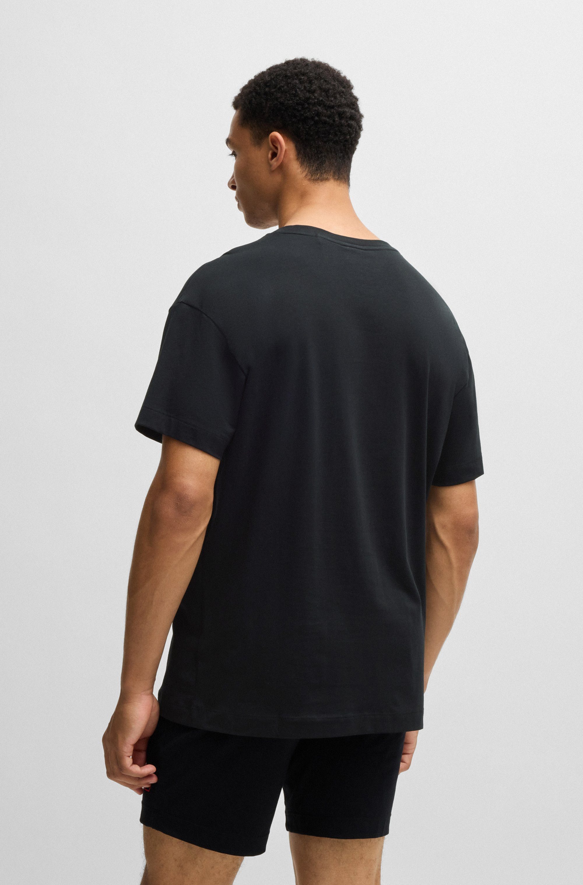 HUGO T-Shirt Laze T-Shirt mit Rundhalsausschnitt günstig online kaufen