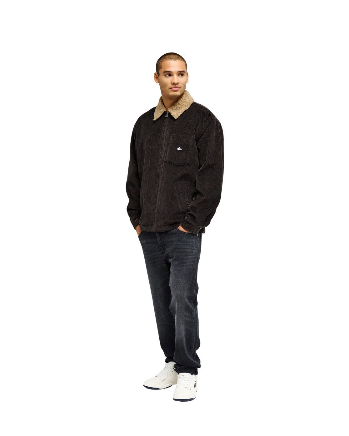 Quiksilver Bomberjacke Dna Sherpa Harrington – Bild 5 von 5