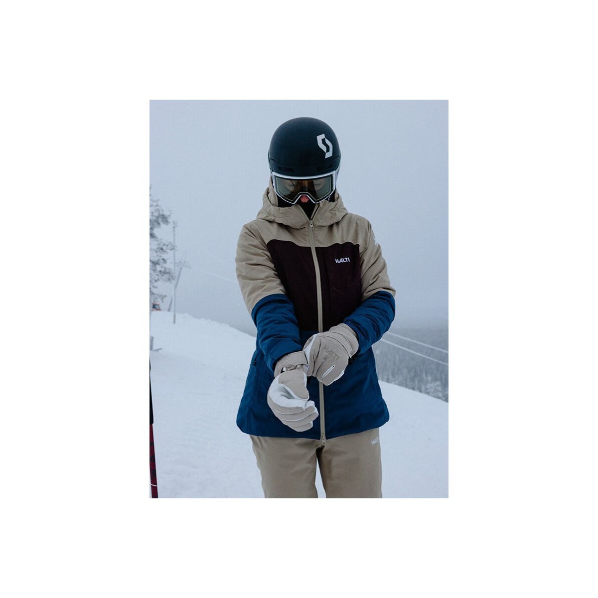 HALTI Skihandschuhe Vuotos Ski Gloves Hochwertige Skihandschuhe mit wasserdichtem Material und warmer