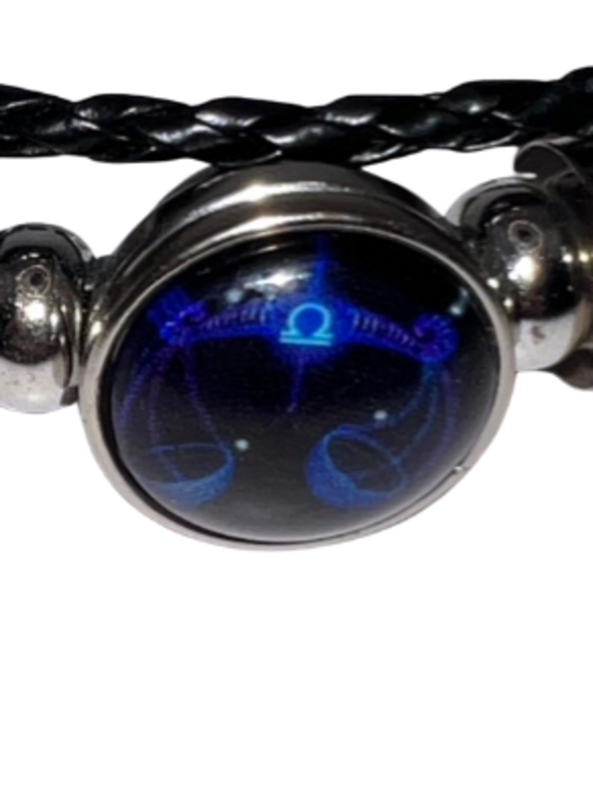 Gravur Armband Armband Stelby Gravur im Sternzeichen Glas 3D Waage mit mit