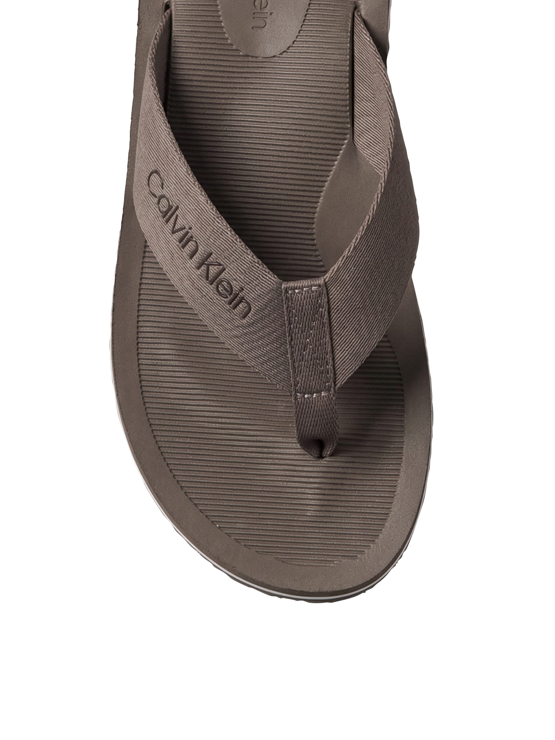 Calvin Klein CITY THONG SLIDE Zehentrenner Strandschuh, Pool Slides, Badeschuh, Flat mit Logo