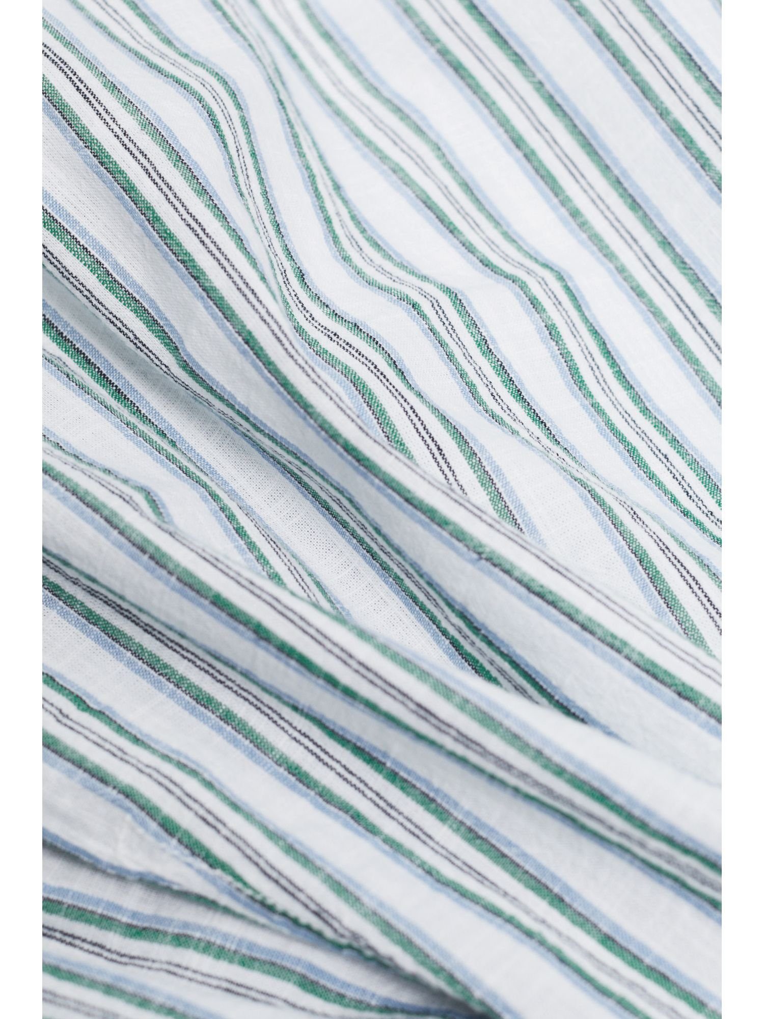 WHITE Langarmhemd edc by Baumwollhemd Esprit Gestreiftes