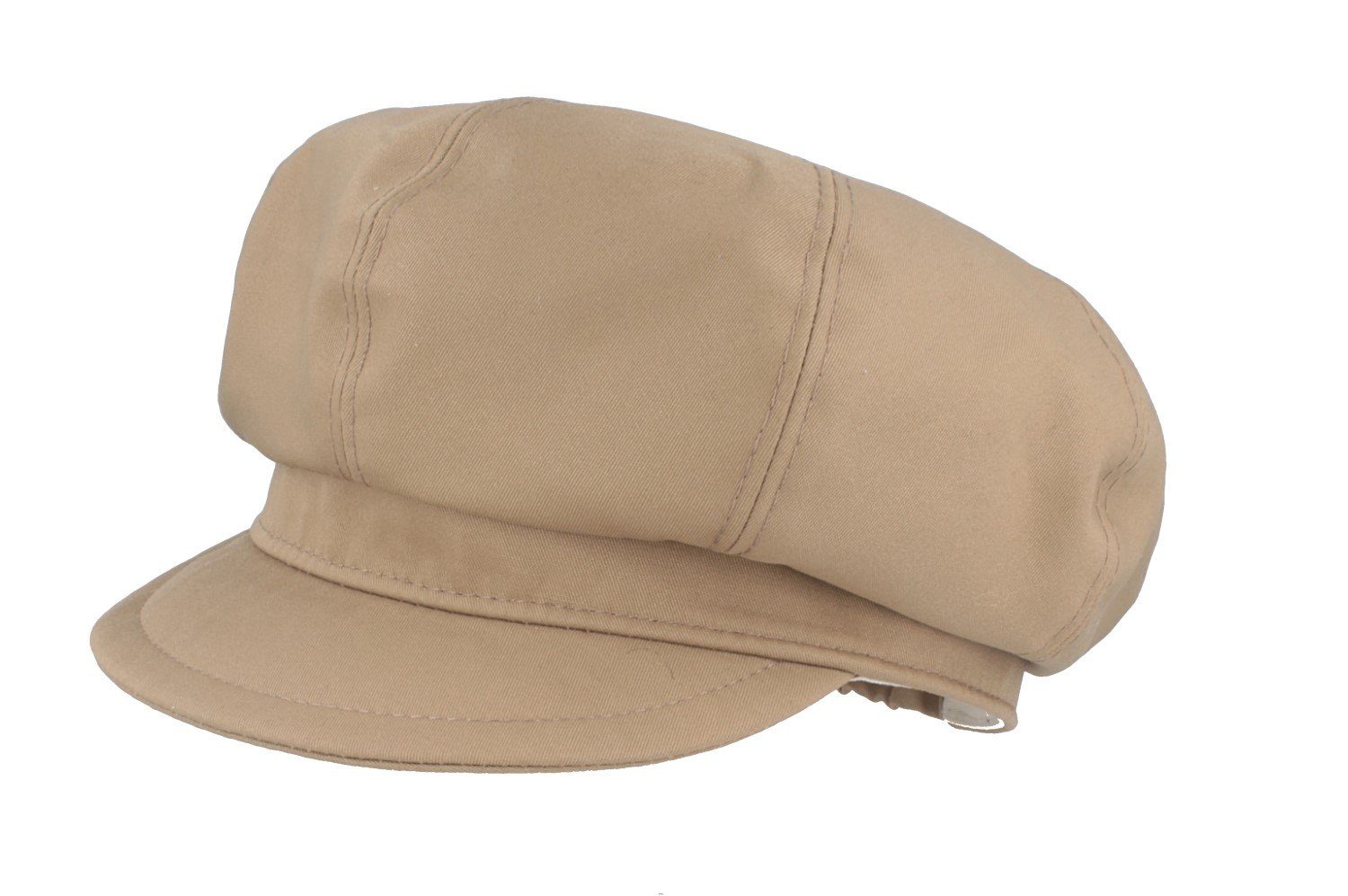 Baseball Breiter Ballonmütze/Cap Cap mit 8-teilige UV-Schutz50+ khaki