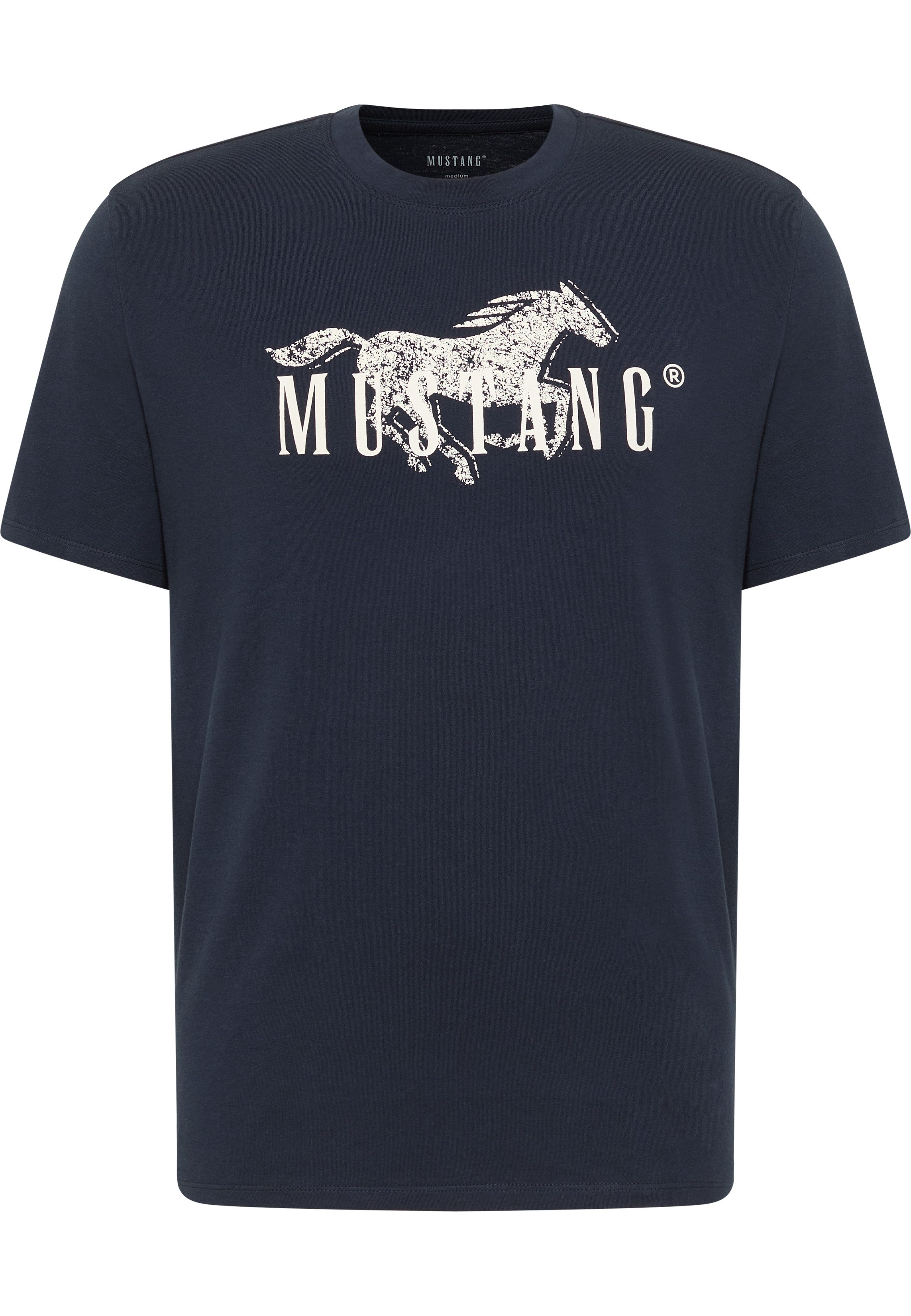 MUSTANG T-Shirt Austin-Logoprint Regular fit
