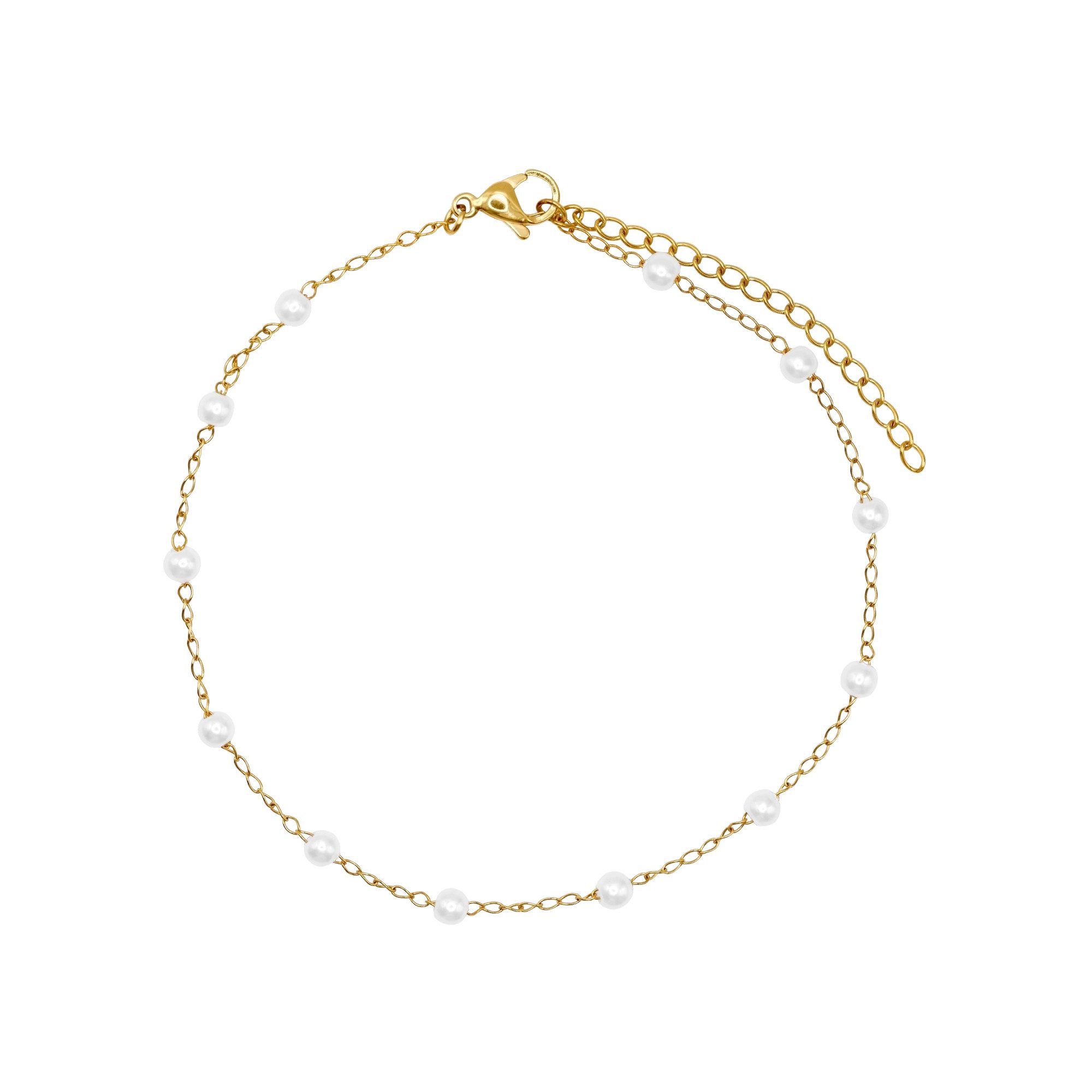 Heideman Fußkette Lune goldfarben, mit Perle