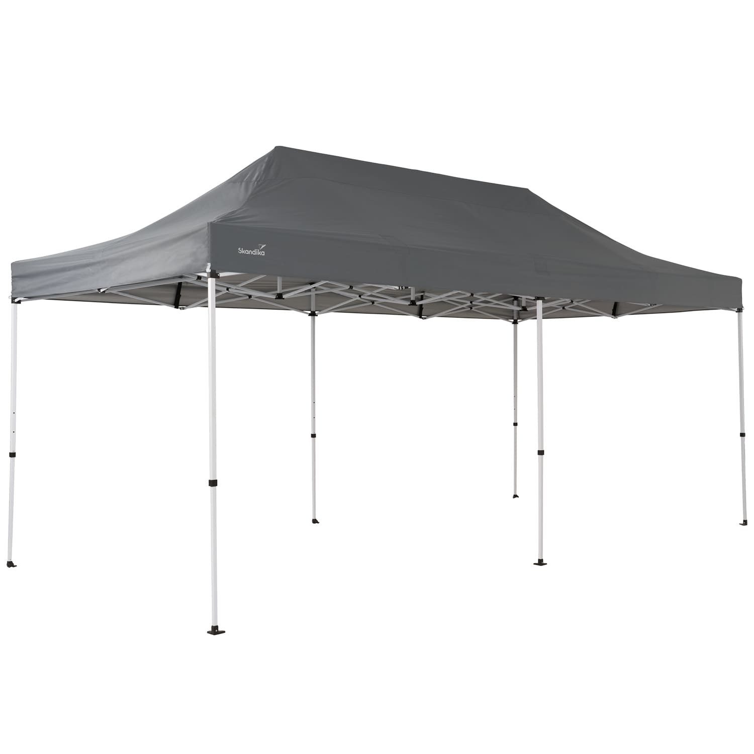 Skandika Pavillon Pavillon Solvorn 600 × 300, mit Stahlgestell & Moskitonetz, 9 m², 2,8 m Höhe