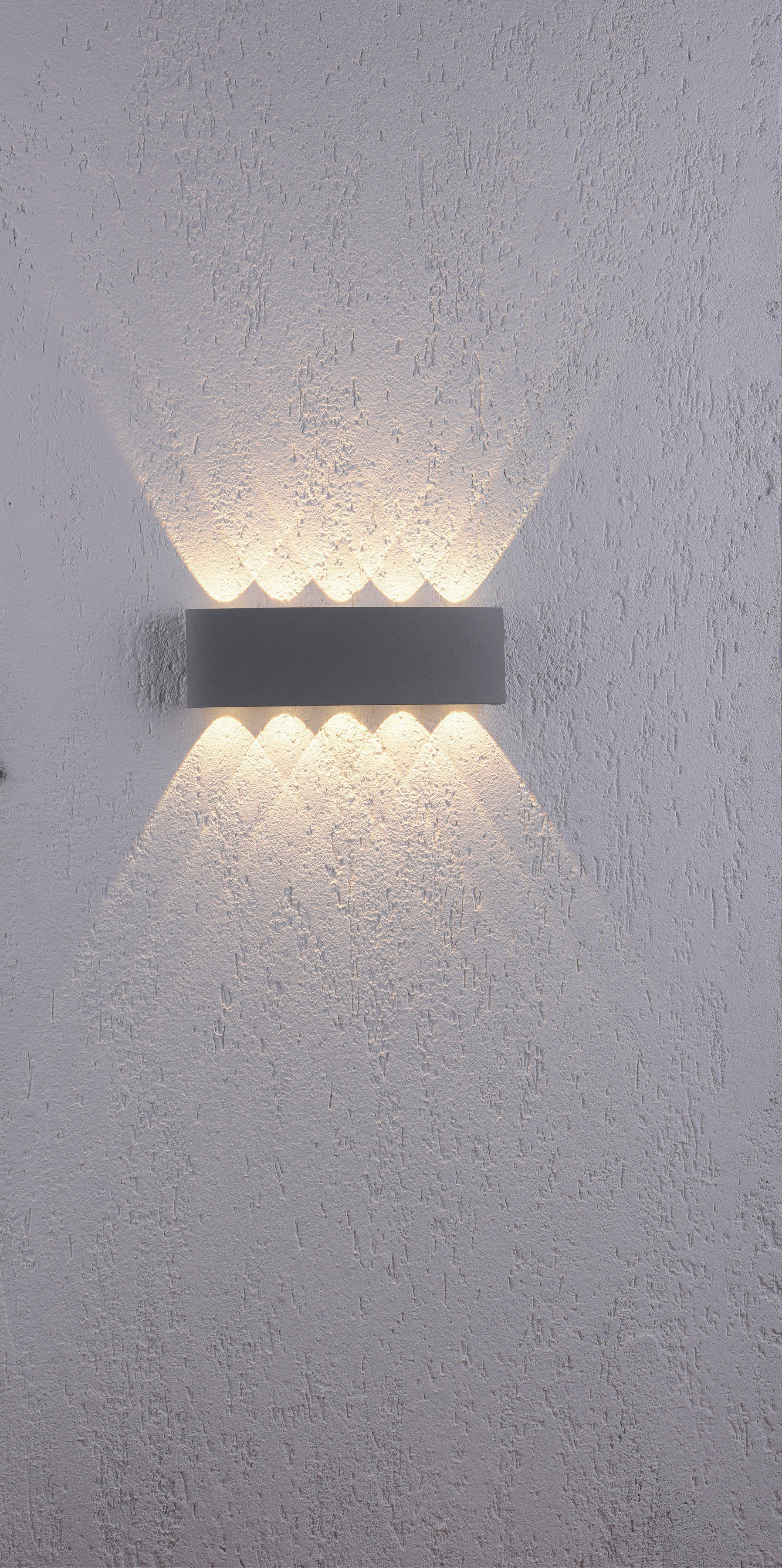 Paul Neuhaus Warmweiß, Innenbereich Schutzart fest integriert, und 54, LED Außen-Wandleuchte Für Außen- LED Carlo, IP