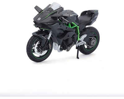 Maisto® Modellmotorrad Modellmotorrad - Kawasaki Ninja H2R (schwarz, Maßstab 1:12), Maßstab 1:12, detailliertes Modell