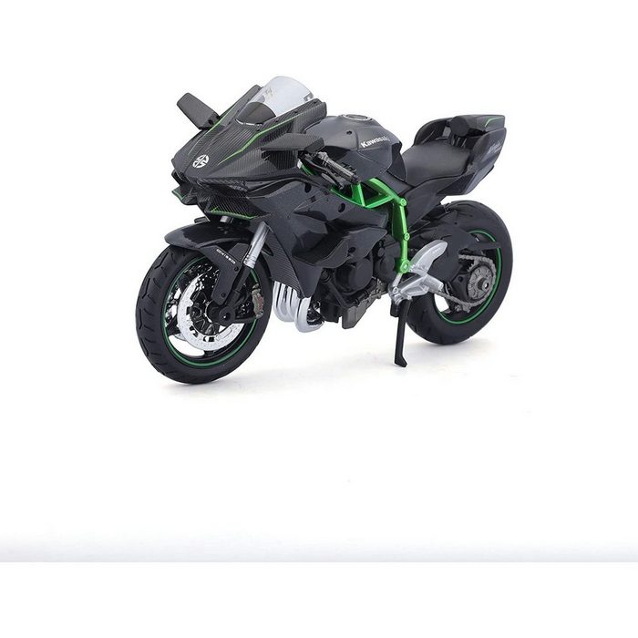 Maisto® Spielzeug-Auto Modellmotorrad - Kawasaki Ninja H2R (schwarz Maßstab 1:12) detailliertes Modell AH11010