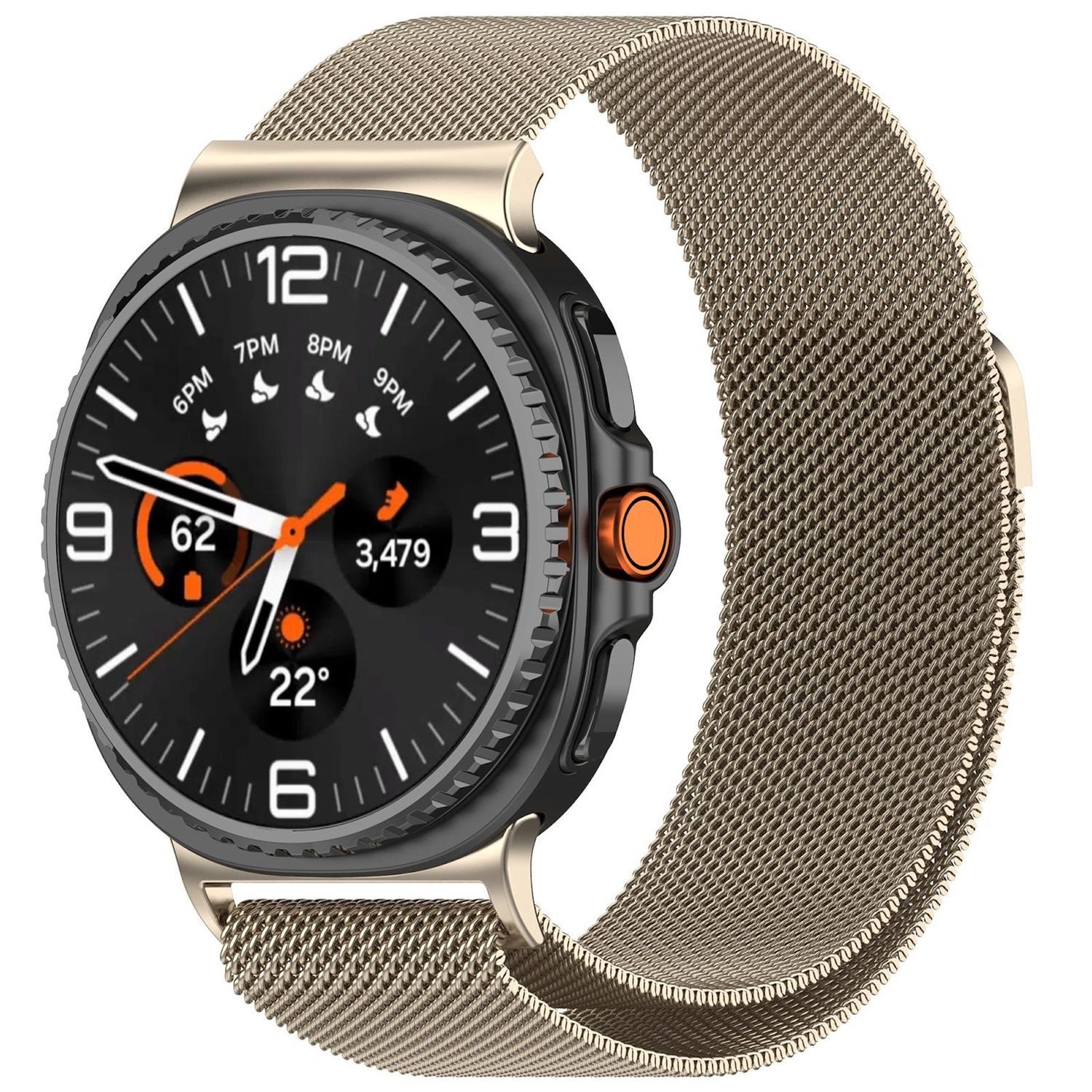Wigento Smartwatch-Armband Für Samsung Galaxy Watch 8 / 8 Classic Milan Mag günstig online kaufen