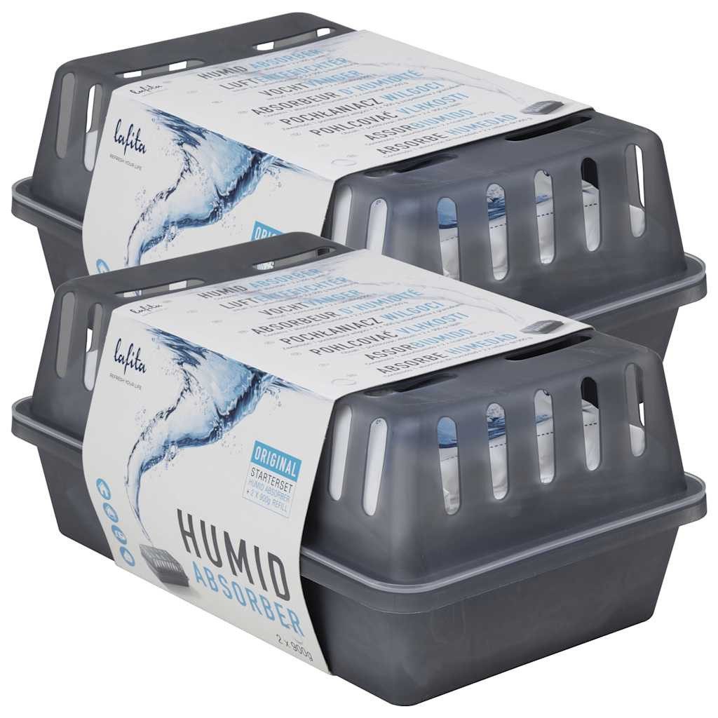 vidaXL Nachfüllpack Lafita Raumentfeuchter mit Nachfüllbeuteln 2 Stk. 900 g