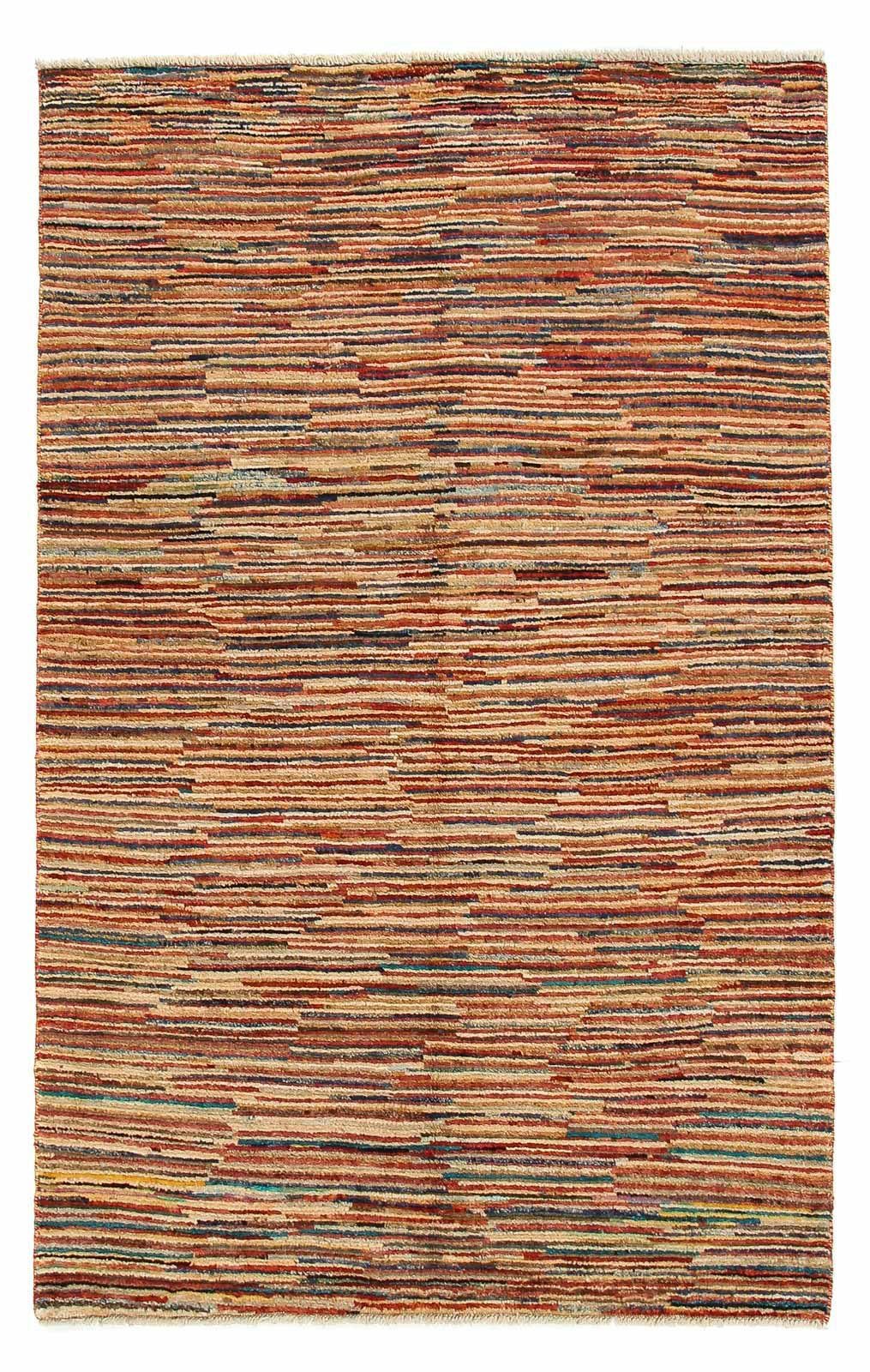 8 116 Wollteppich Handgeknüpft rechteckig, Streifen mm, morgenland, x Multicolore 185 cm, Höhe: