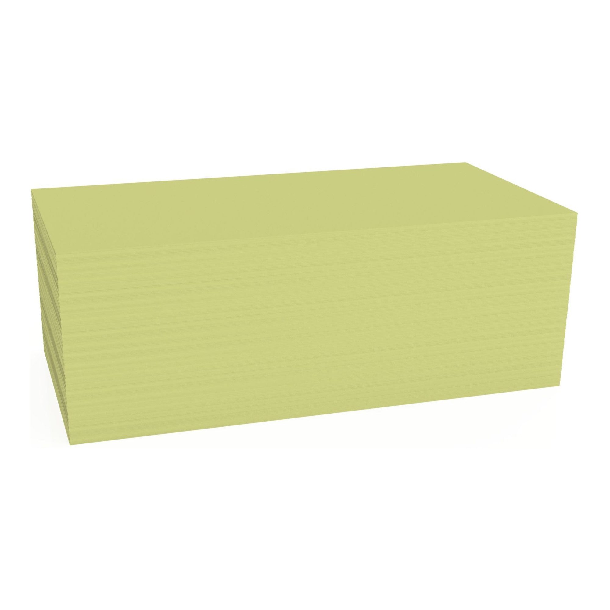 magnetoplan® Notizblock Magnetoplan Kommunikationskarten rechteckig, 500 Stück, gelb, 200 x 10