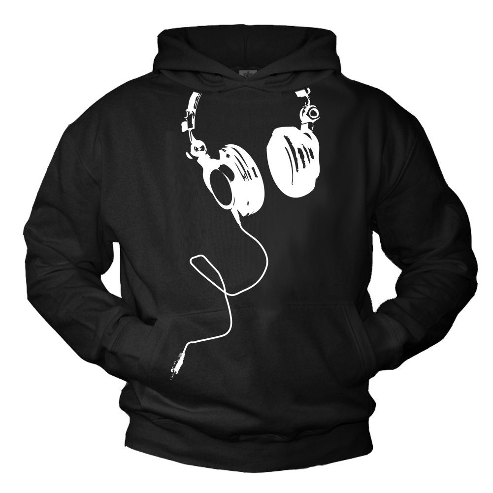 MAKAYA Kapuzenpullover mit Kopfhörer Motiv Pullover günstig online kaufen