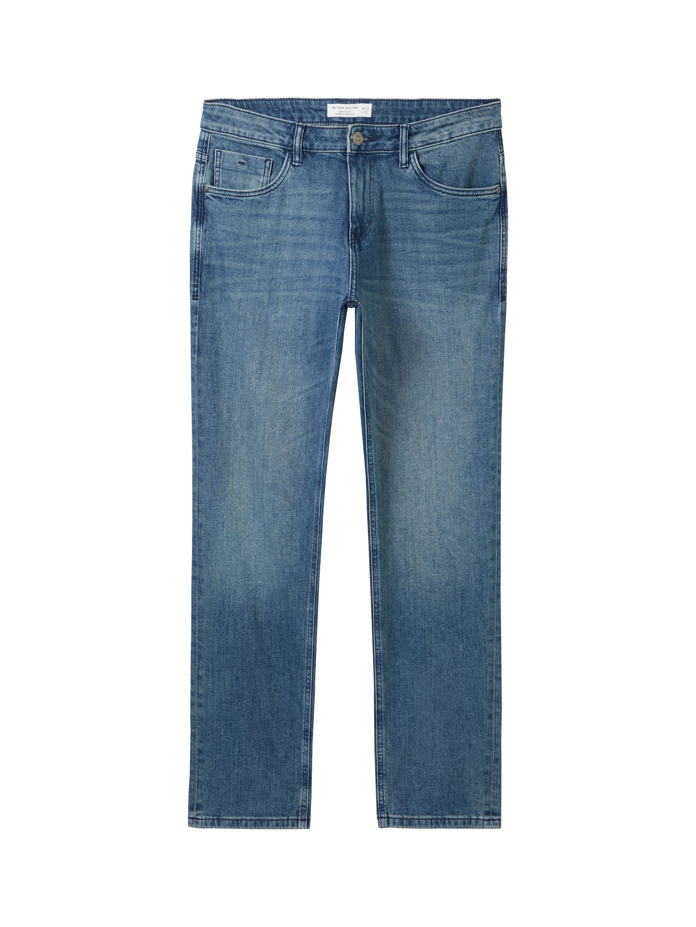 TOM TAILOR Straight-Jeans MARVIN im Five-Pocket Style
