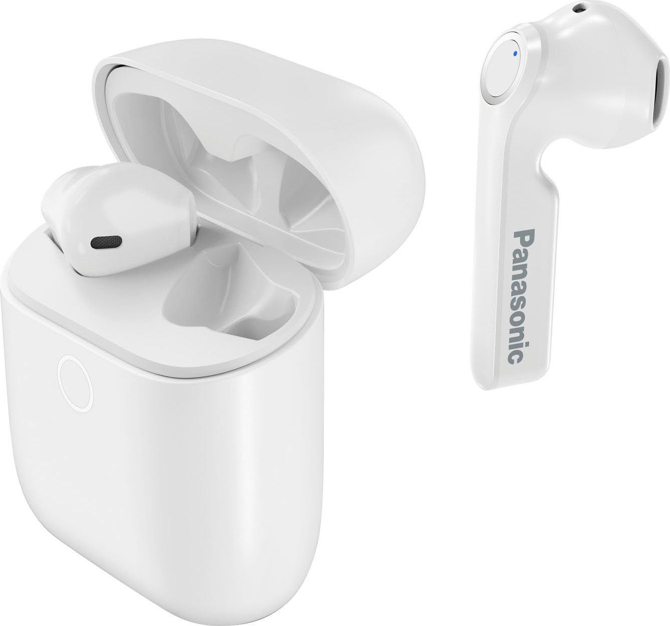 In-Ear-Kopfhörer Lade-Case Wireless, True – 4h) (Sprachsteuerung, 16h (Earbuds Bluetooth), Kompaktes Akkulaufzeit Panasonic RZ-B100 insgesamt Bietet wireless