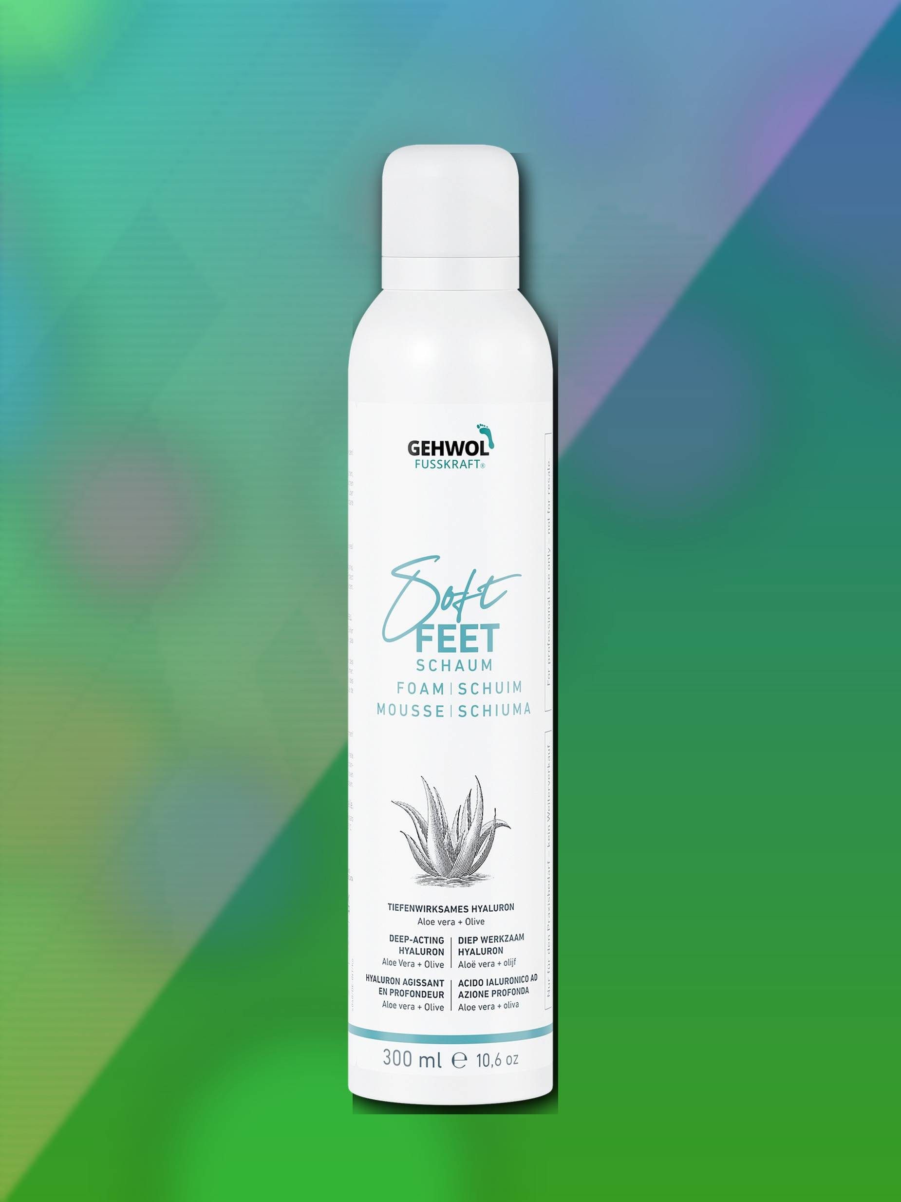 Eduard Gerlach GmbH Fußcreme GEHWOL FUSSKRAFT Soft Feet Schaum (125 ml) - feuchtigkeitsspendender Packung