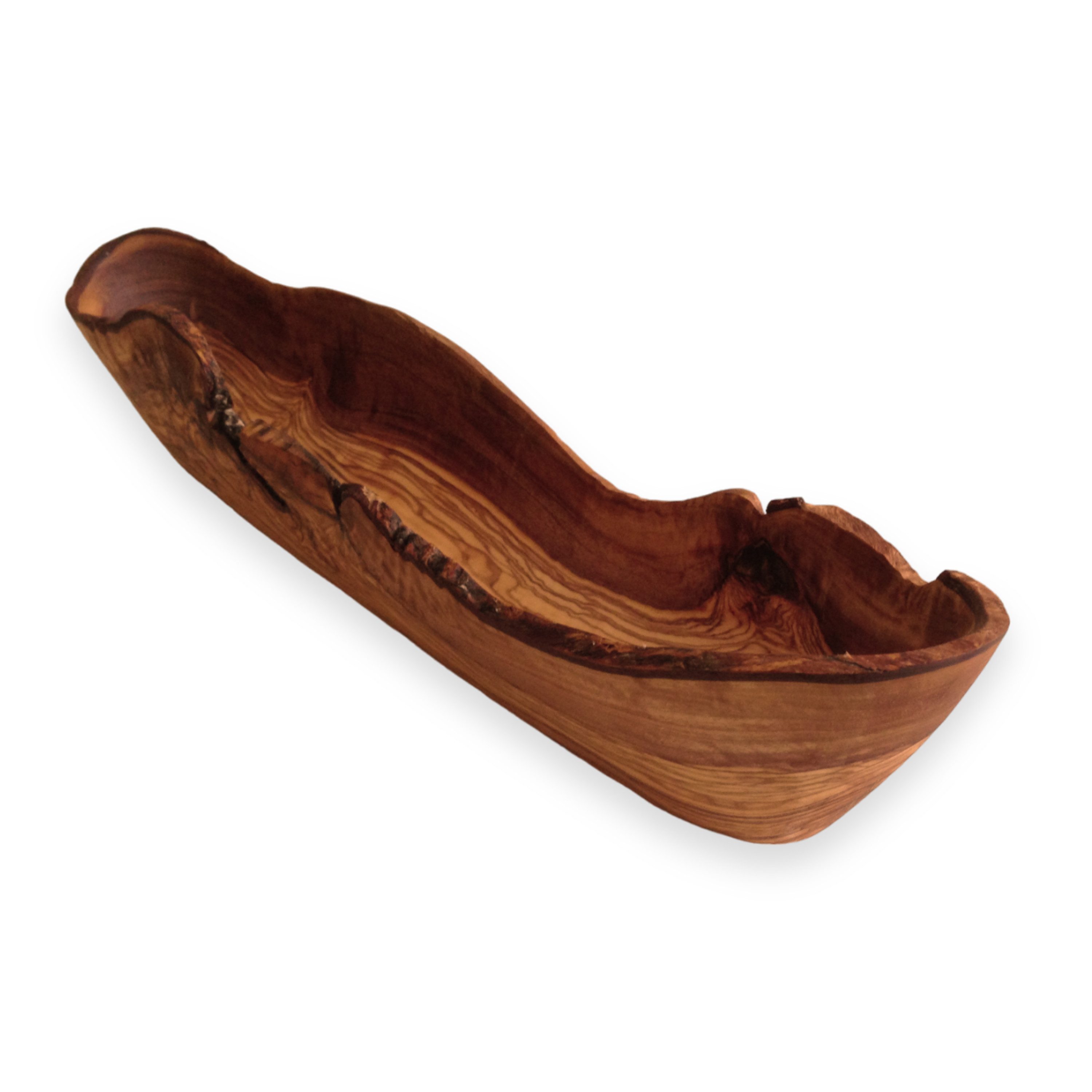 medina mood Brotschale The Rustic Boat, Schale länglich aus Olivenholz
