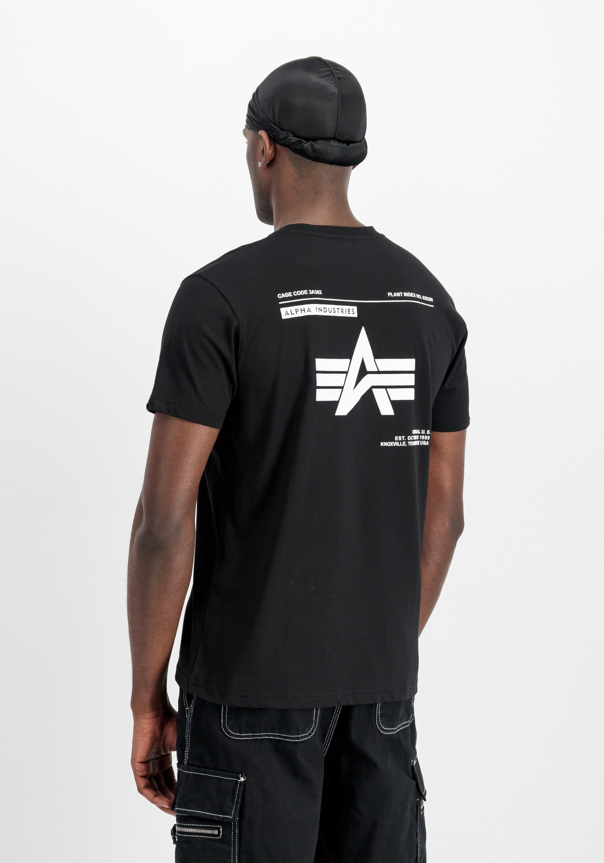 Alpha Industries T-Shirt Label Backprint T-Shirt günstig online kaufen