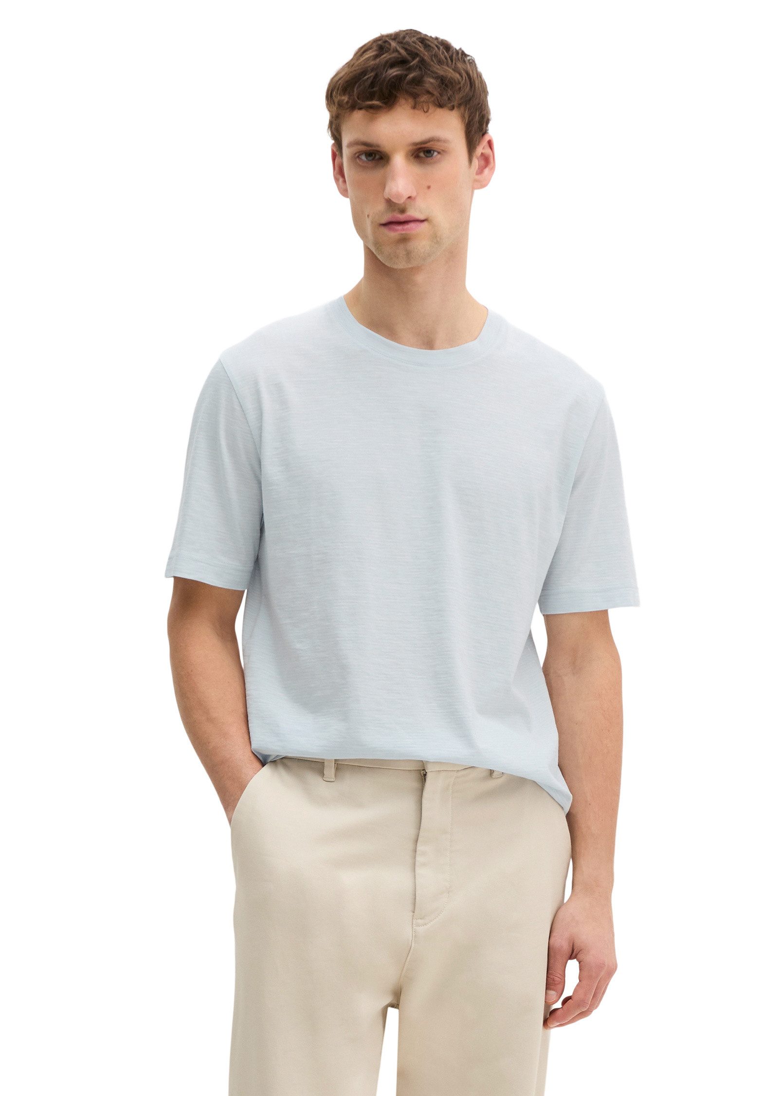 Marc O'Polo T-Shirt in softer Slub-Jersey-Qualität