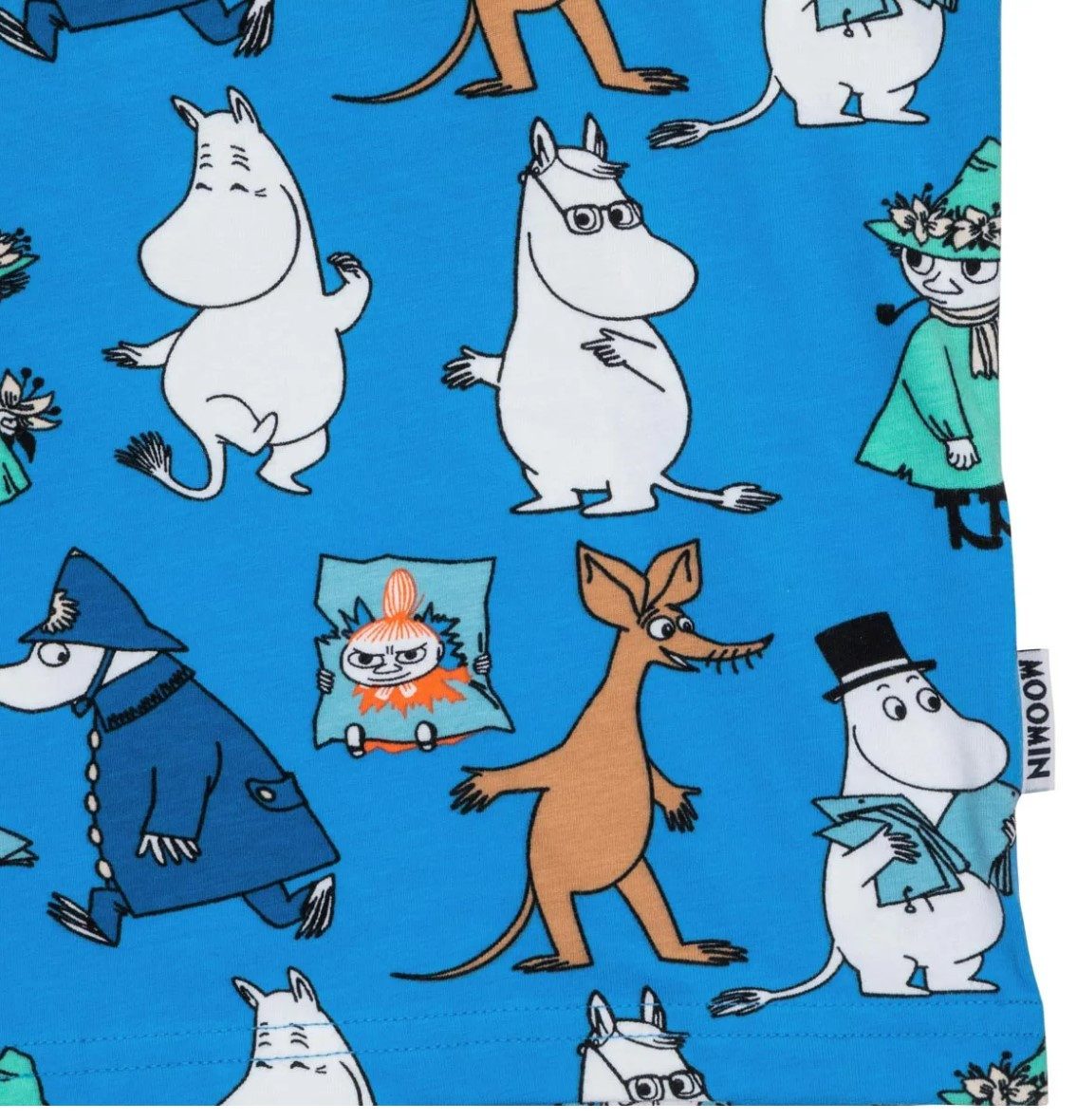 Moomin by Martinex Print-Shirt Martinex Kids T-Shirt blau mit Allover "Boy Gang" Print