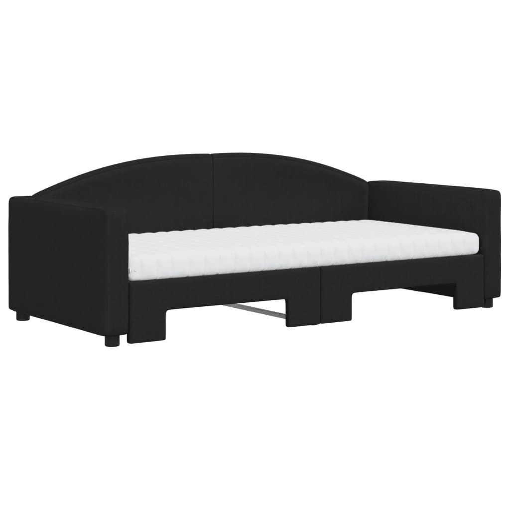 vidaXL Bett Tagesbett Ausziehbar mit Matratzen günstig online kaufen
