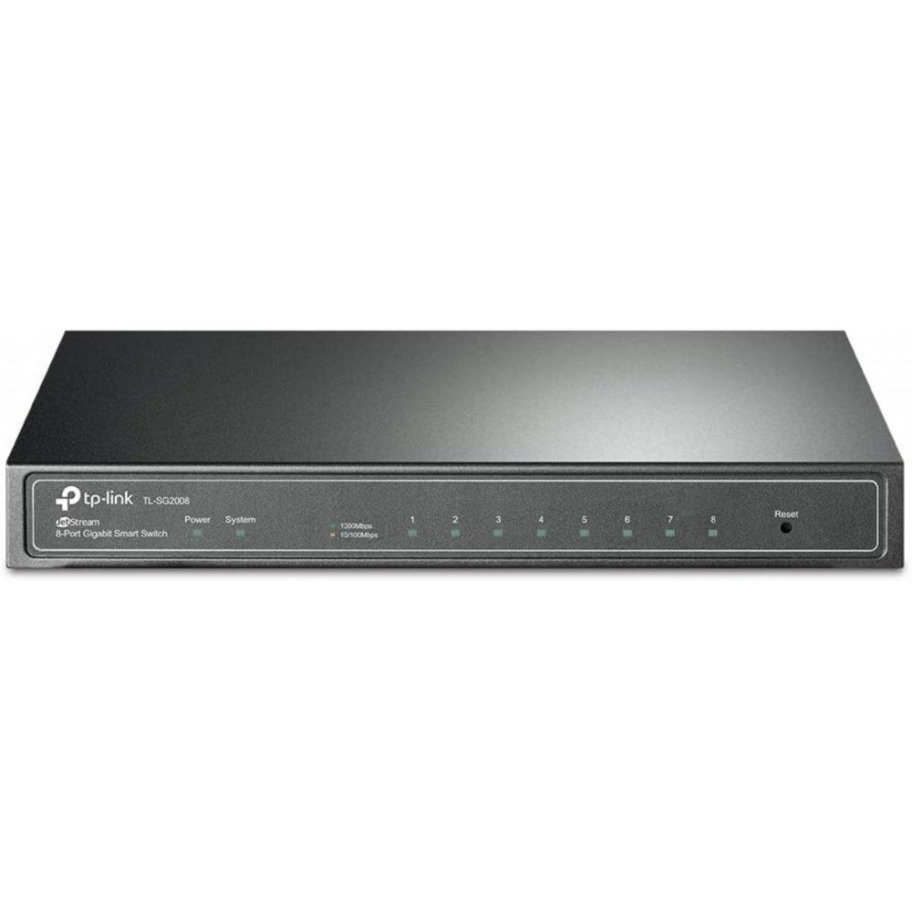 TL-SG2008 - Smart Switch - schwarz Netzwerk-Switch