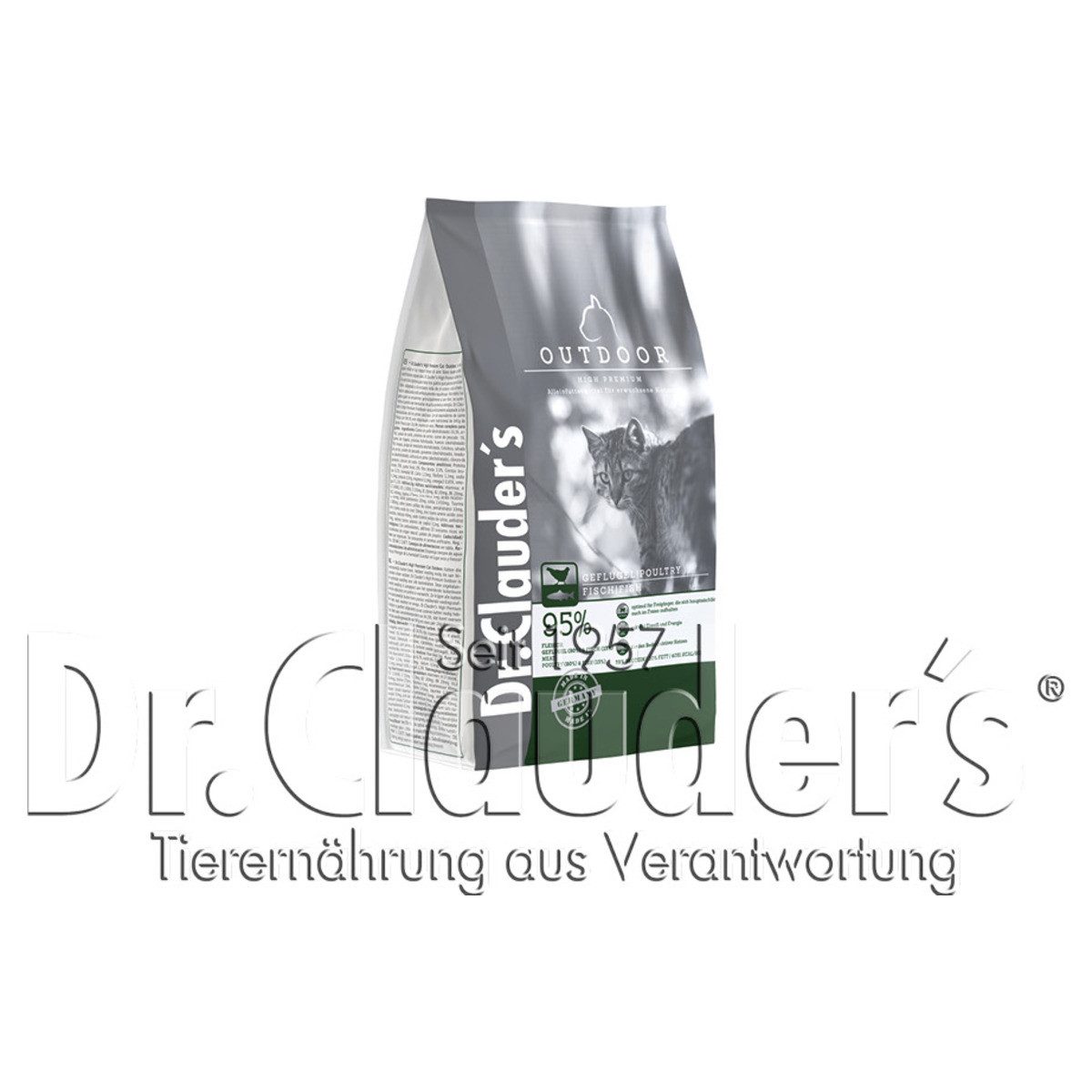 Dr. Clauder's High Premium Outdoor 400 g, Trockenfutter für: Katze