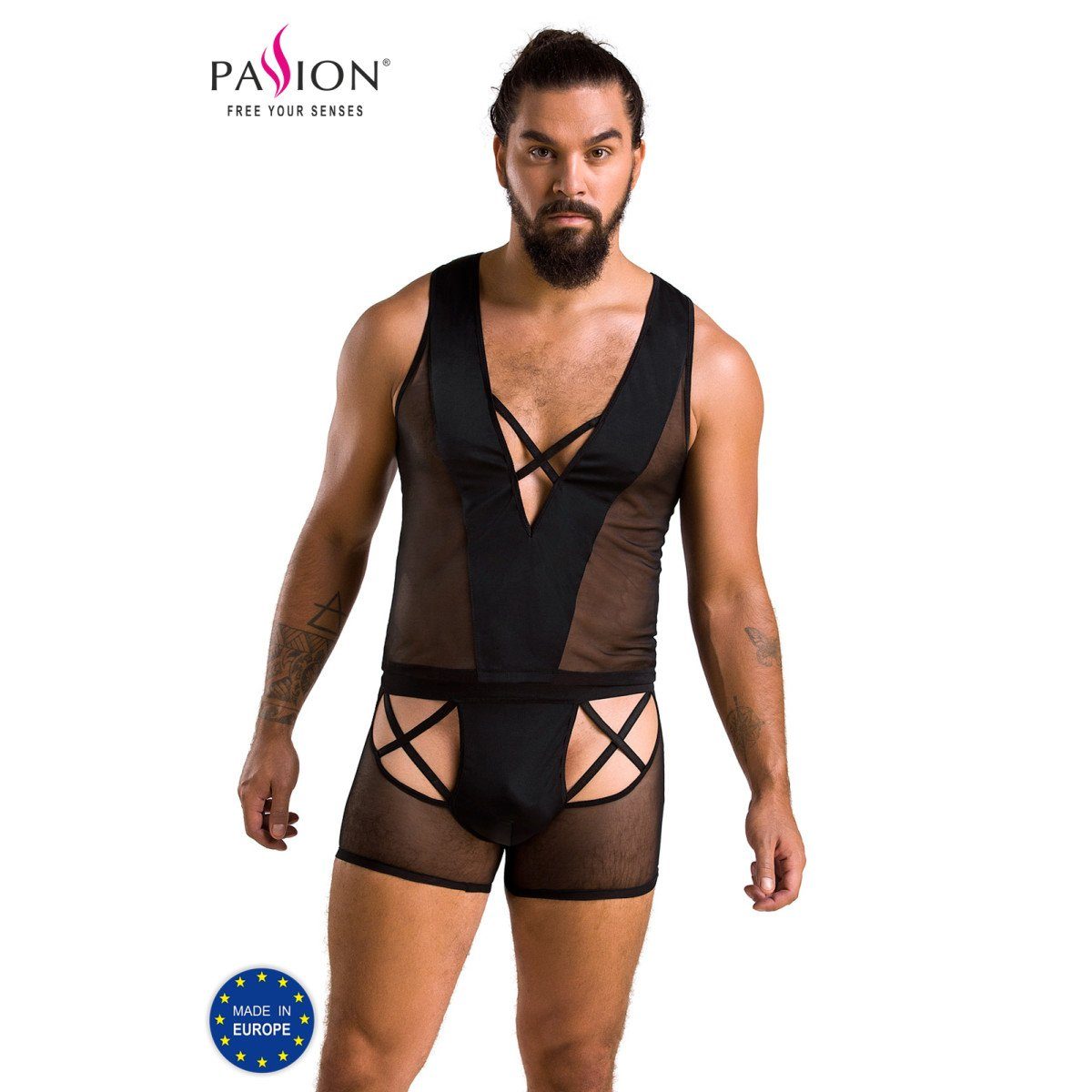 Passion Menswear Body PM 054 OSCAR Set black - (L/XL,S/M,XXL)