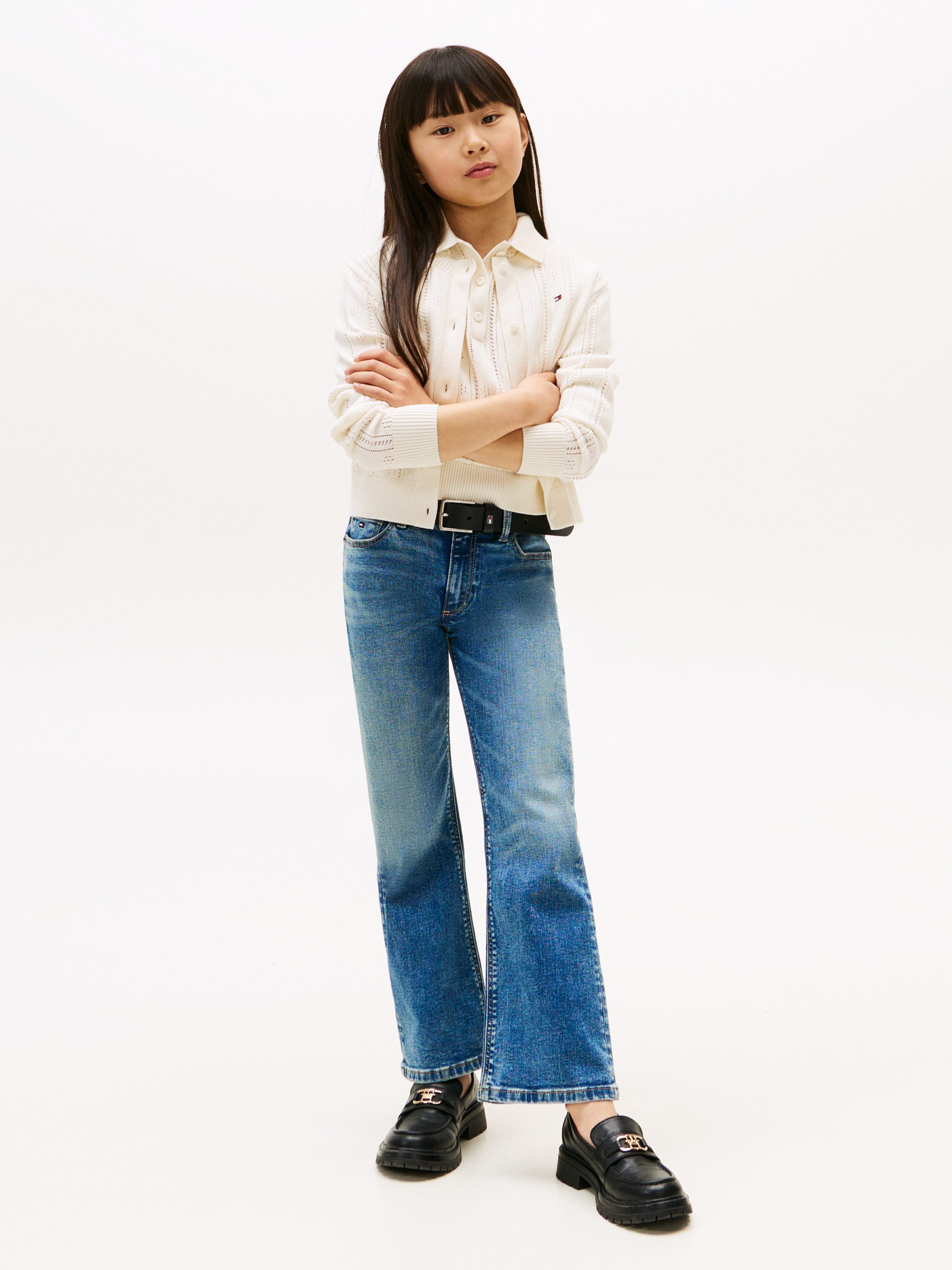 Tommy Hilfiger Bootcut-Jeans FLARE VINTAGE DENIM für Kinder bis 16 Jahre, mit ausgestelltem Bein