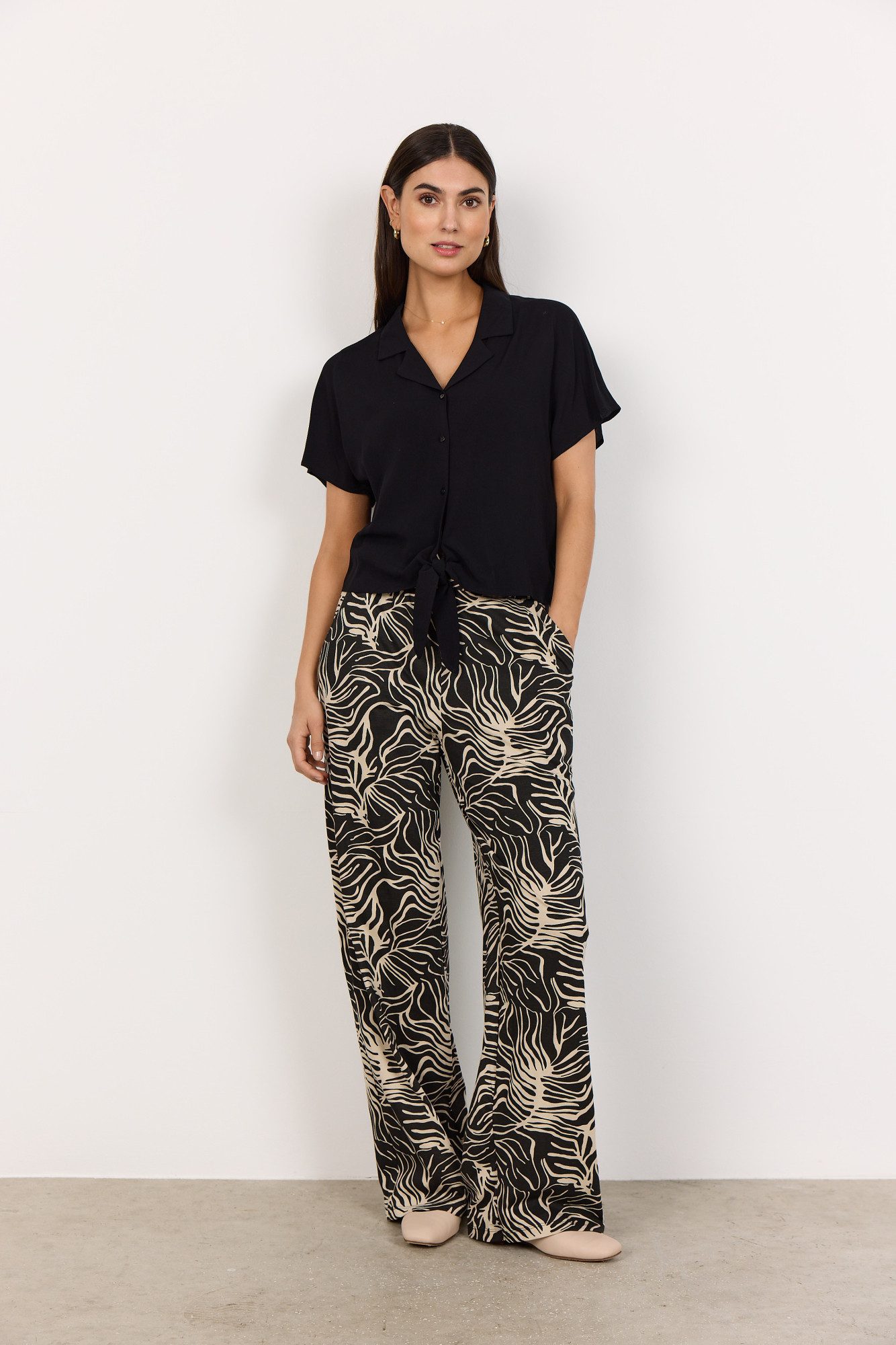 soyaconcept Kurzarmbluse SC-RADIA 69 Viskose