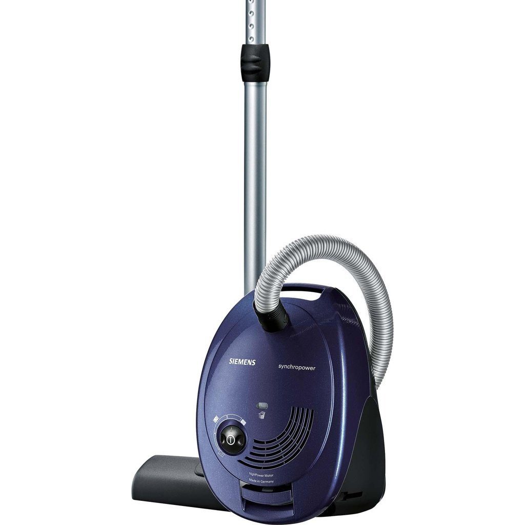 SIEMENS Bürstsauger Siemens VS06A111 Bodenstaubsauger synchropower moonlight-blue