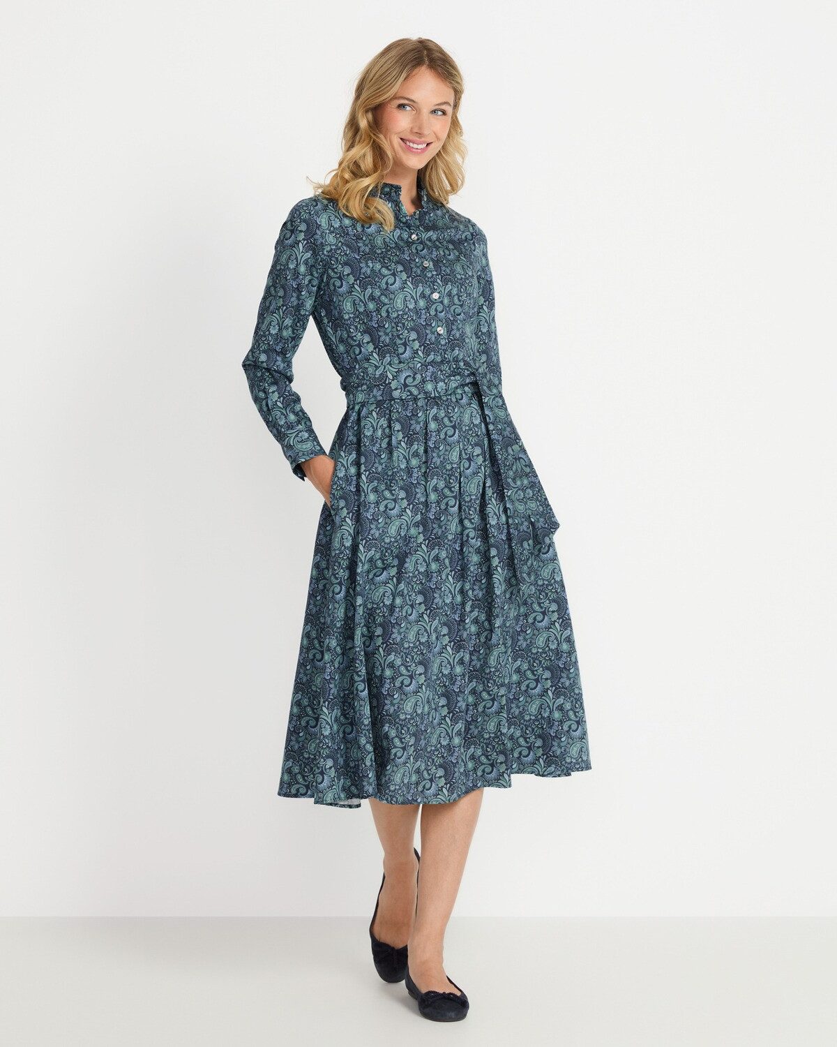 Luis Steindl Trachtenkleid Kleid mit Paisley-Muster