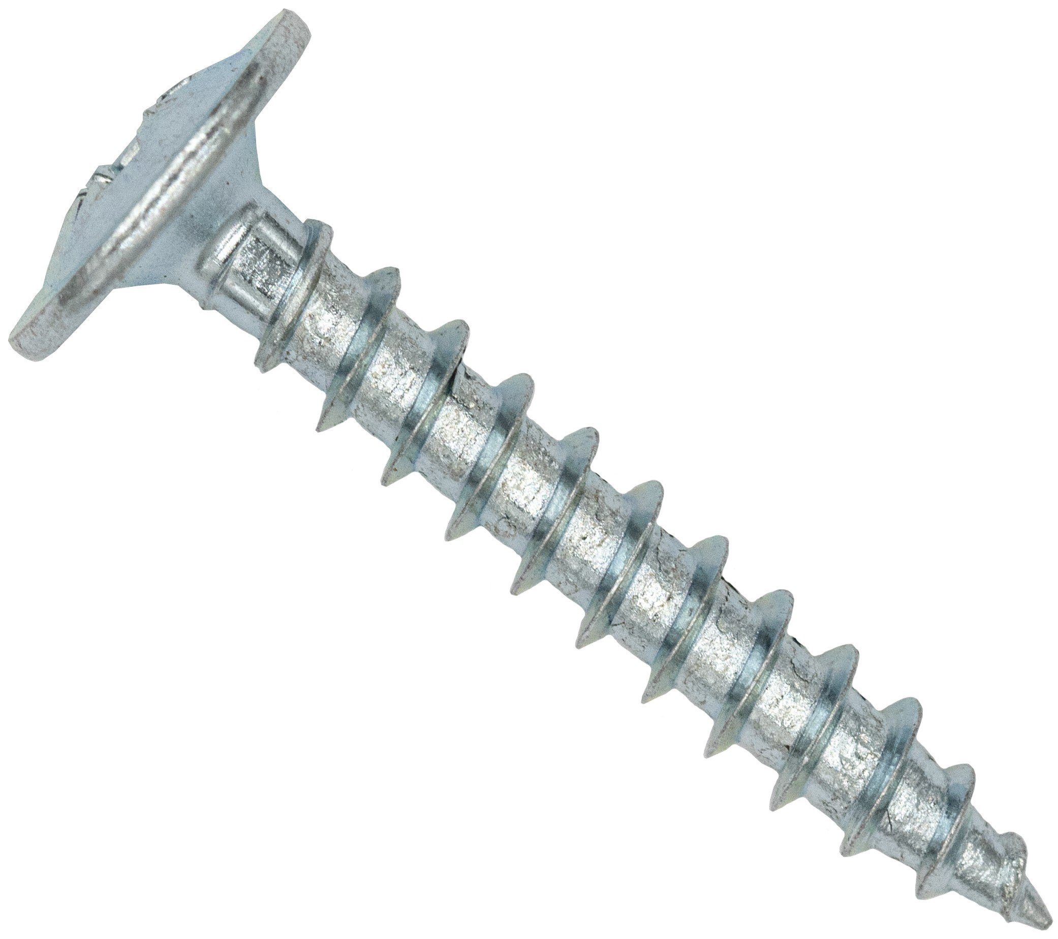 PARCO Holzbauschraube PARCO Rückwandschrauben 4,0x40mm galv.vz. PZD-Kreuzschlitz-200 Stück, Flacher Tellerkopf,Galvanische Verzinkung