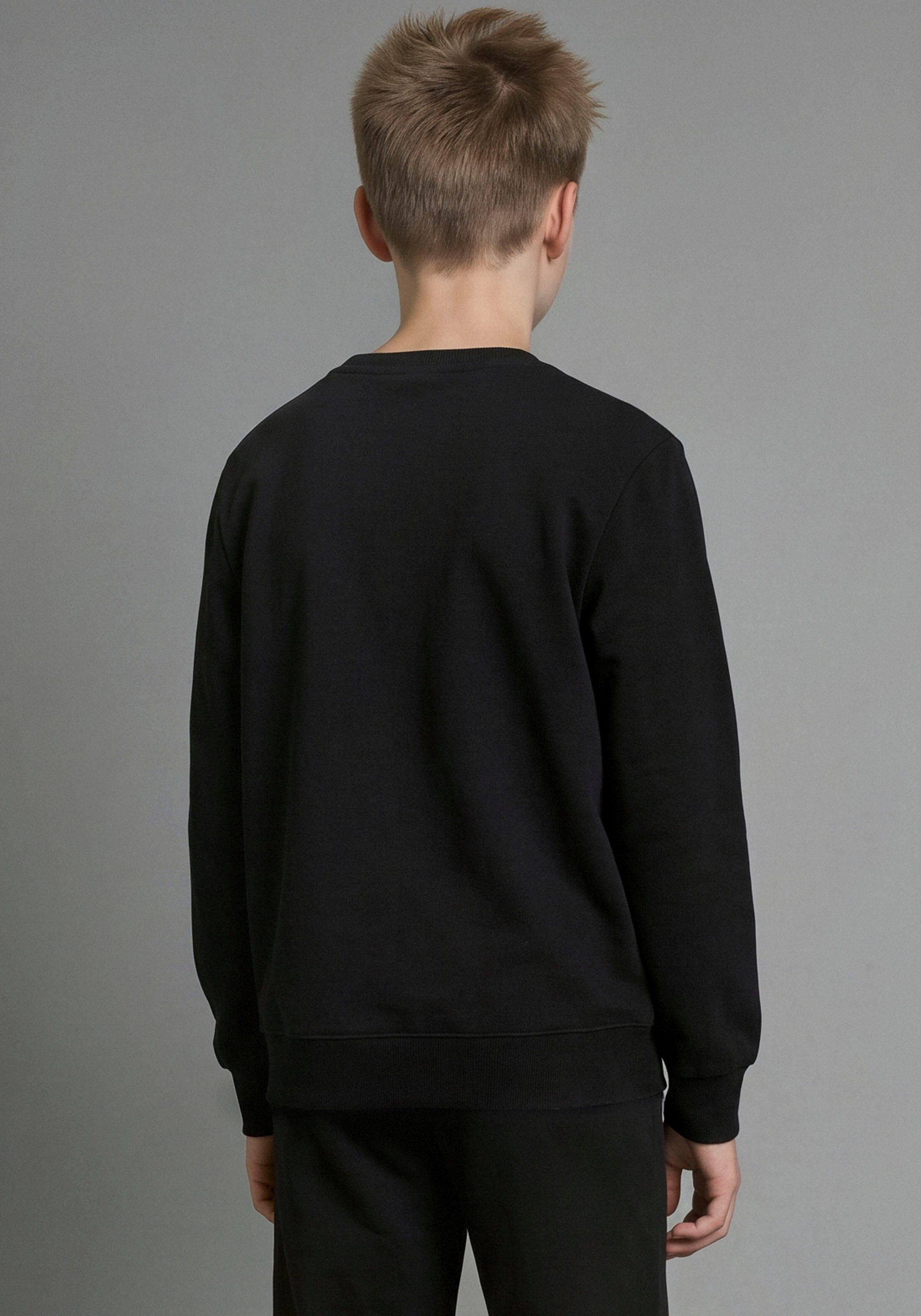 H.I.S Sweatshirt 2er Packung H.I.S Sweatshirts mit Logoprint (Packung, 2) 2 Sweats mit Logo-Prints, mit Rundhalsausschnitt, Langarm, für Jungen – Bild 4 von 5