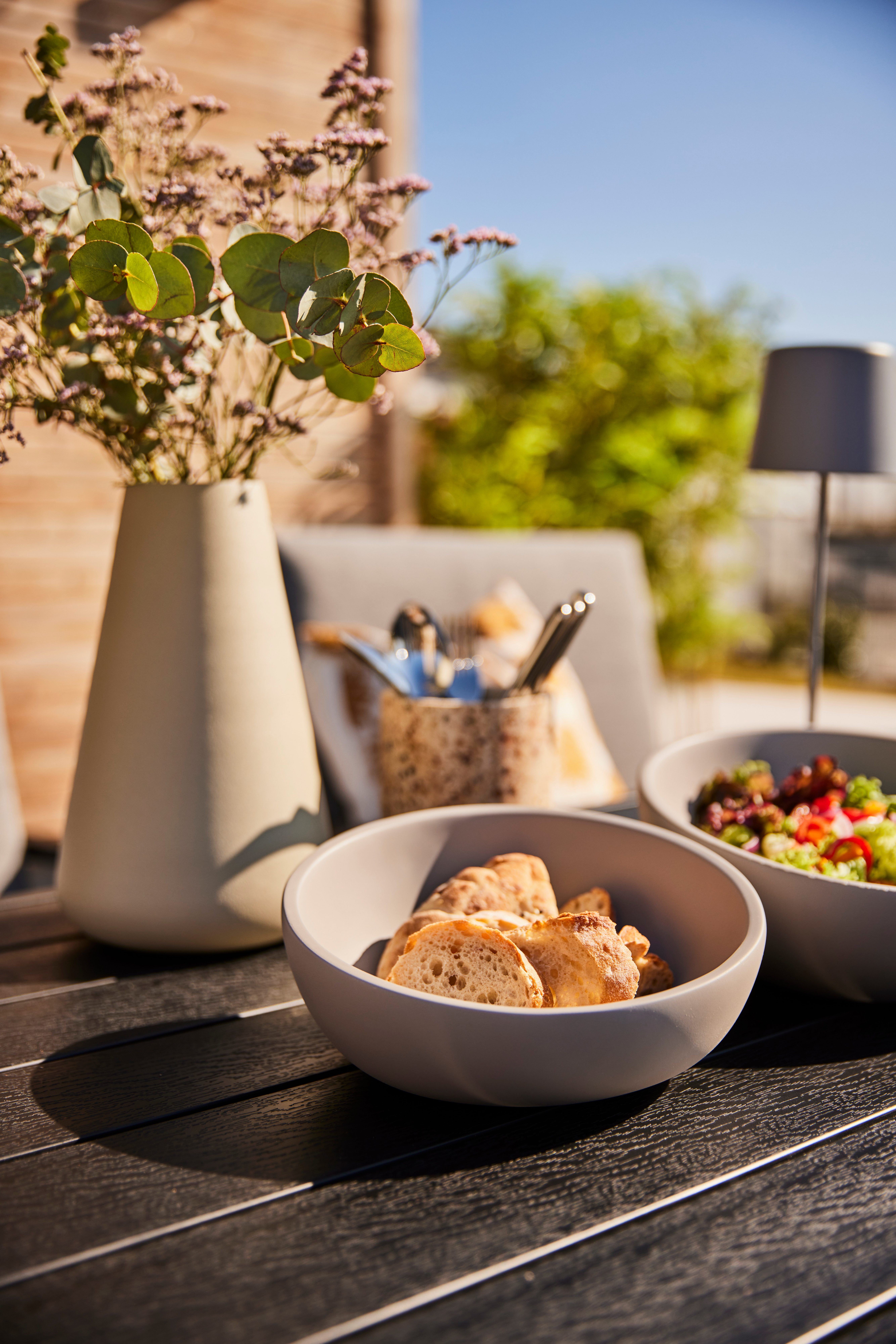 andas Tischvase Nilsby (1 St), Dekovase, aus Aluminium, Höhe ca. 27 cm