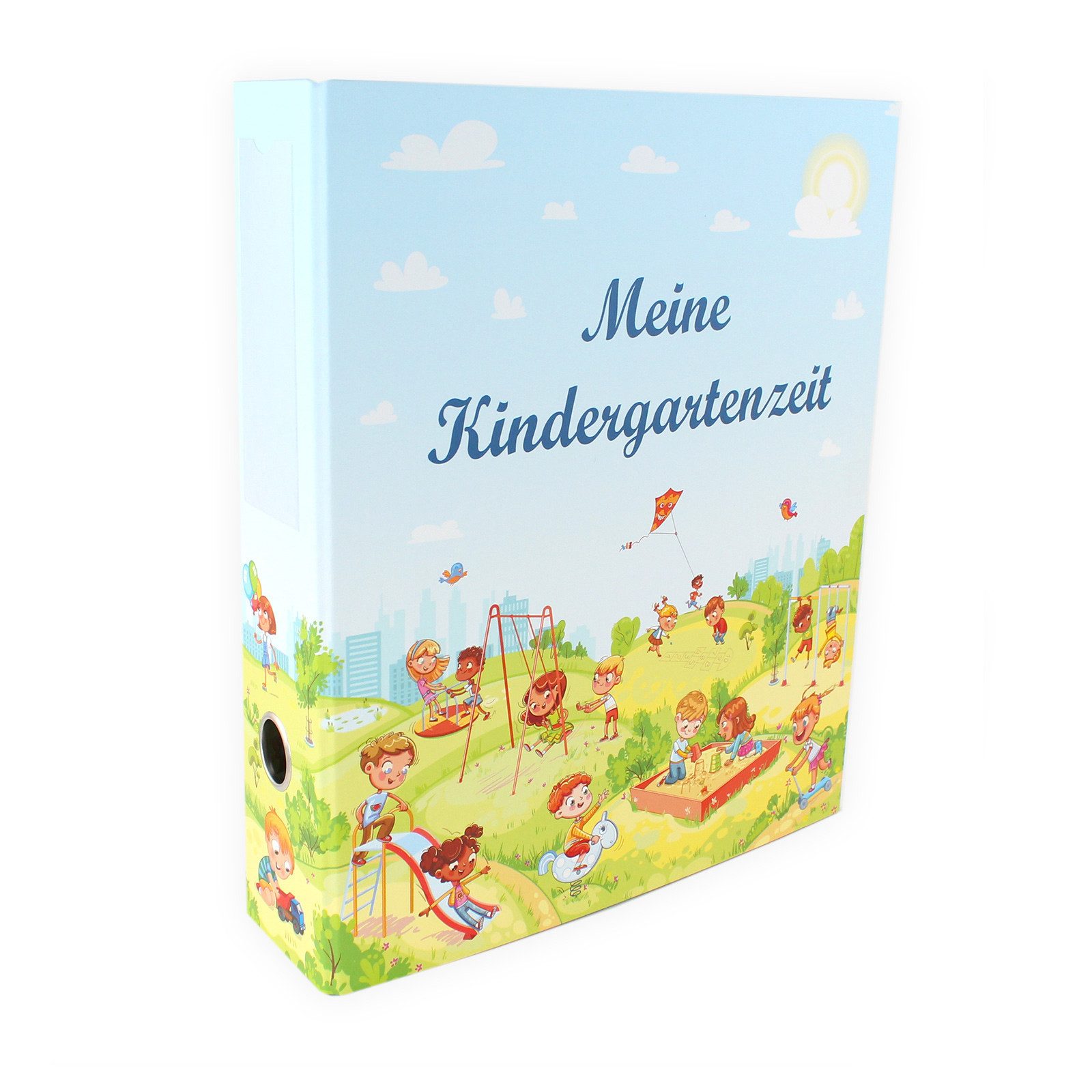 nikima Aktenordner Kindergarten Portfolio Ordner "Meine Kindergartenzeit" Sammelordner