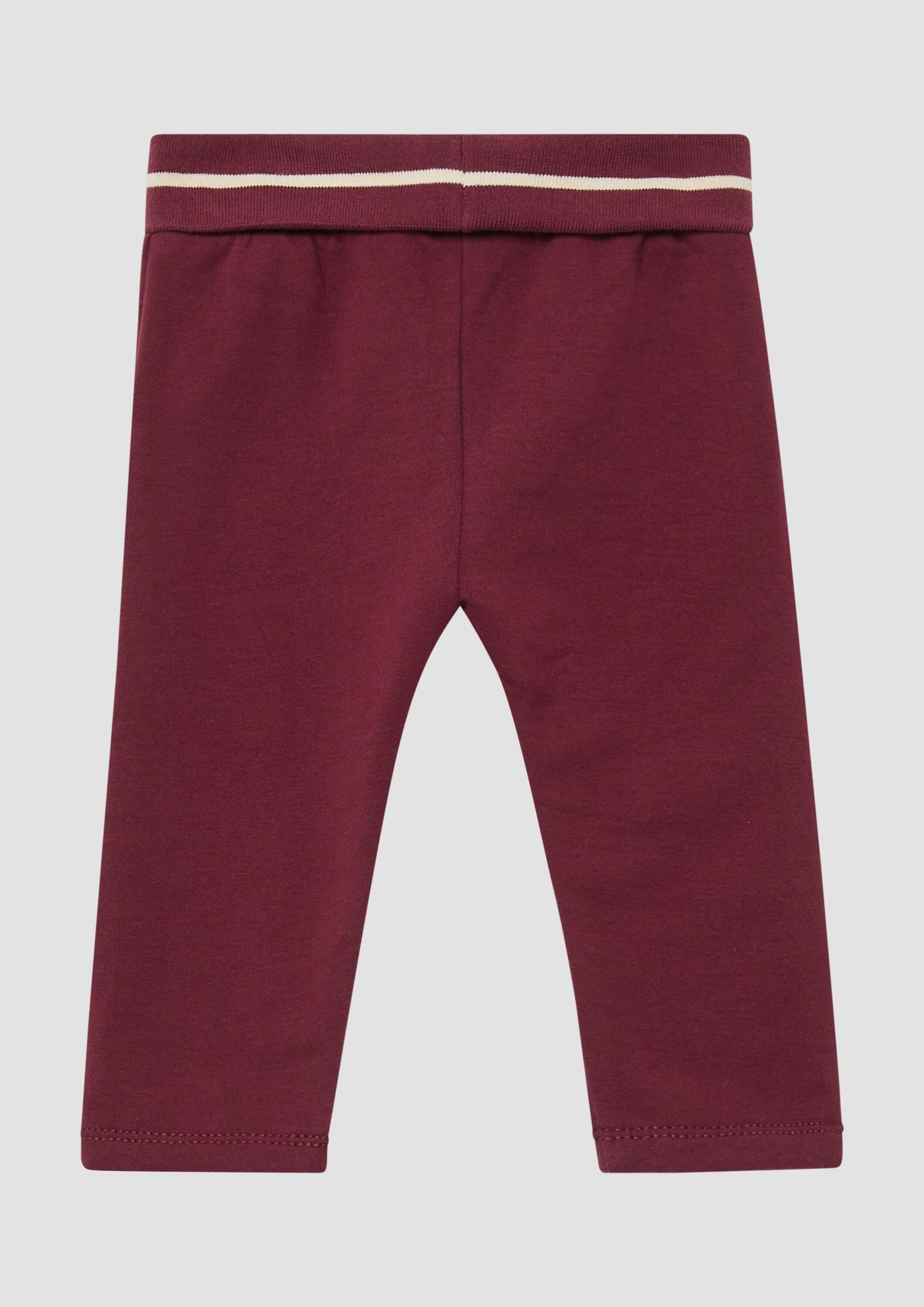 s.Oliver Leggings Leggings Kuschelige Unisex-Jogpants mit Umschlagbund – Bild 2 von 3