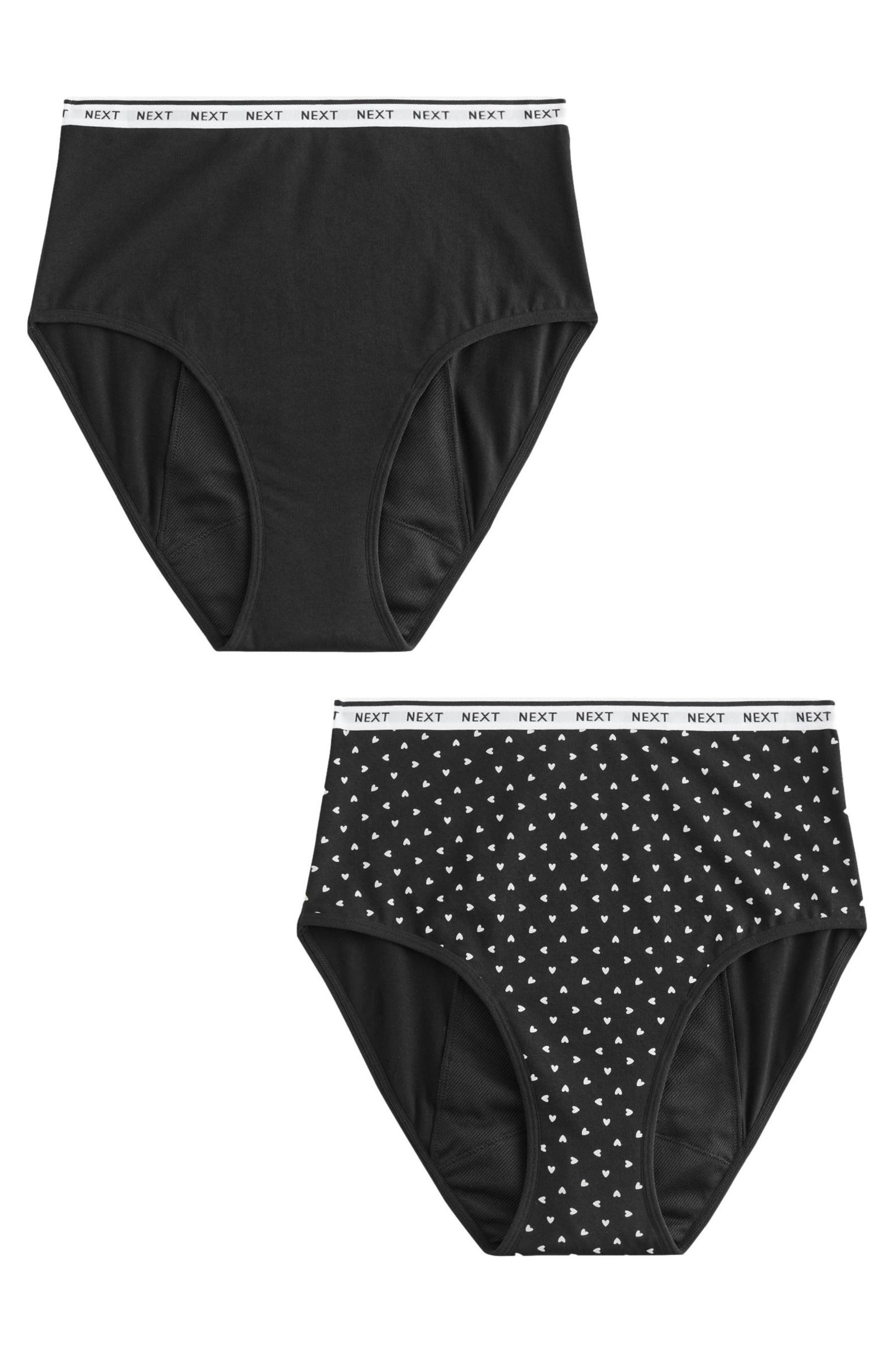 Next Taillenslip Periodenslip für starken Blutfluss im 2er-Pack (2-St)