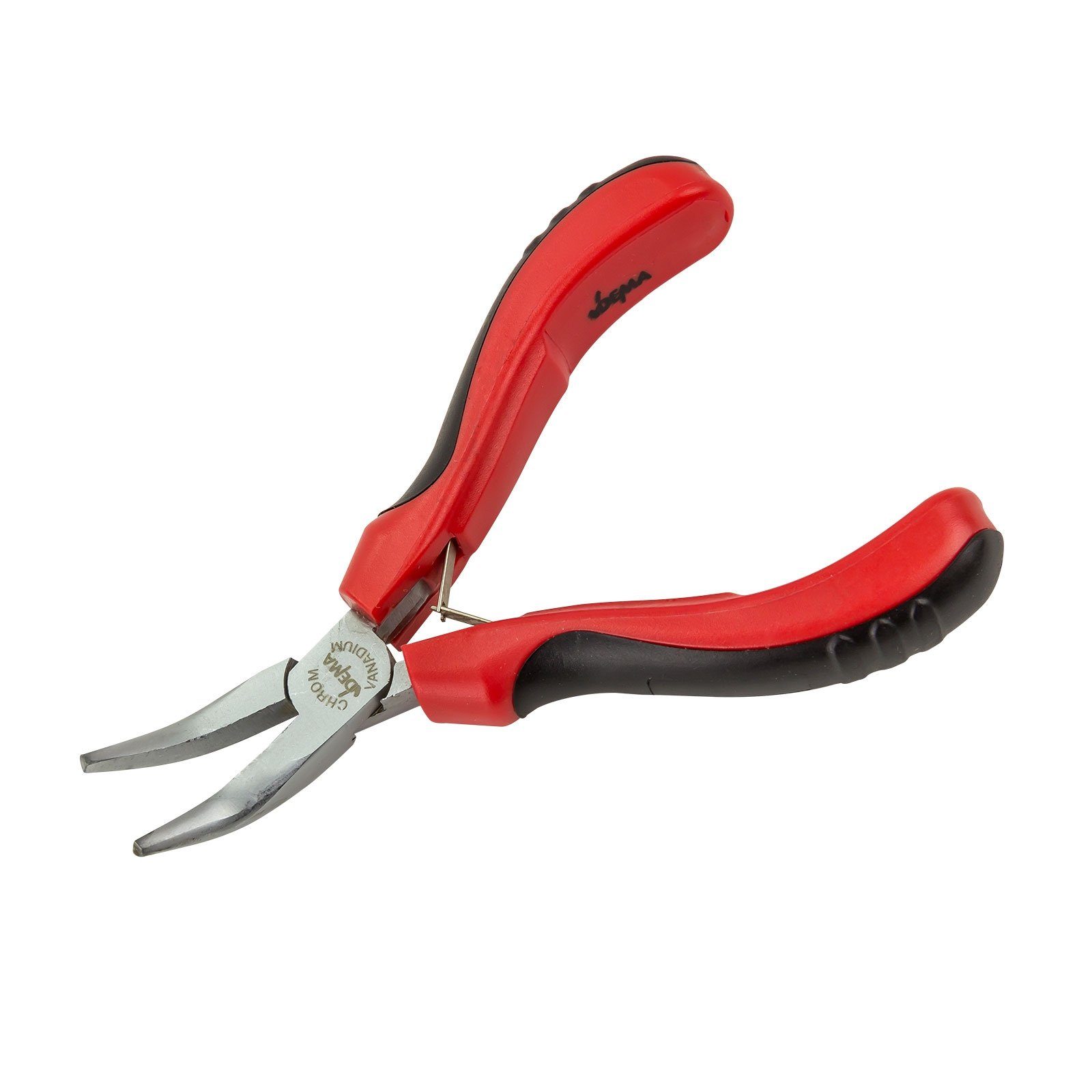 Flachrundzange Flachrundzange gebogen 125 mm CR-V