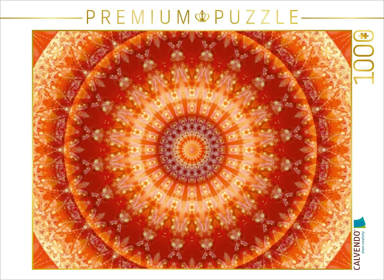 CALVENDO Puzzle CALVENDO Puzzle Mandala: Joy of Life, 1000 pieces, finished size 25.2, 1000 Puzzleteile