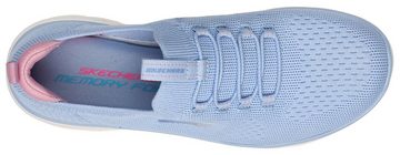 Skechers SUMMITS Slip-On Sneaker Freizeitschuh, Halbschuh, Slipper mit Memory Foam Ausstattung