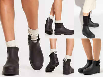 UGG UGG Droplet Ankle Rain-Boots Shoes Rubber Clogs Slip-On Schuhe Regenst Ankleboots