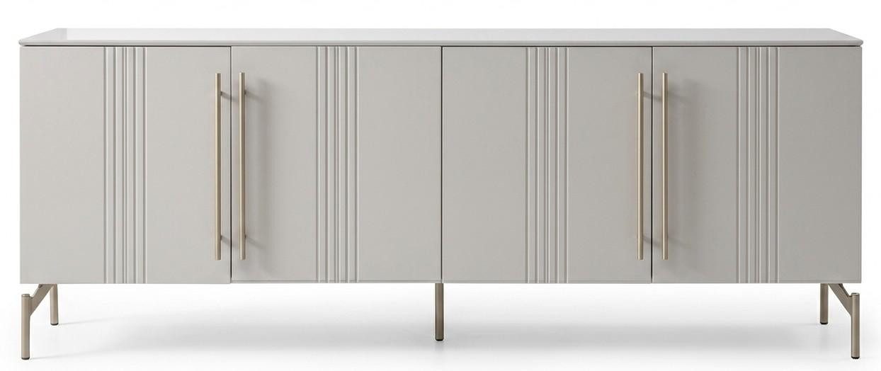 JVmoebel Sideboard Konsole Stil modern silberfarben Wohnzimmer bequem praktisch (1 St., 1-tlg)