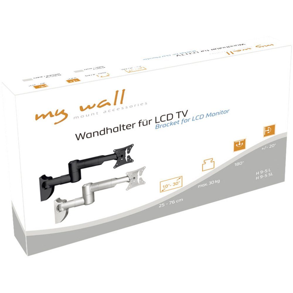 cm TV-Wandhalterung cm 76,2 Wall wall - 25,4 H9-5SL TV-Wandhalterung Neigbar+ (30) My my (10)