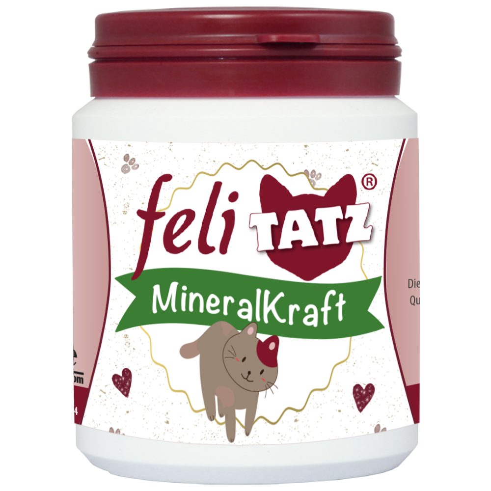 cdVet feliTATZ MineralKraft, Ergänzungsfutter für: Katzen, natürlicher Tauringeber zur Vorbeugung von Mangelsituationen
