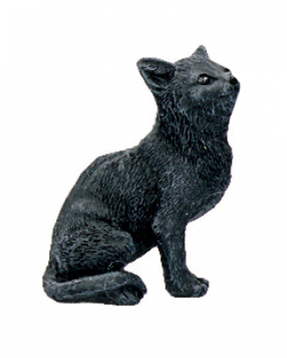 Dekofigur Horror-Shop Katze als Schwarze 9cm Talisman